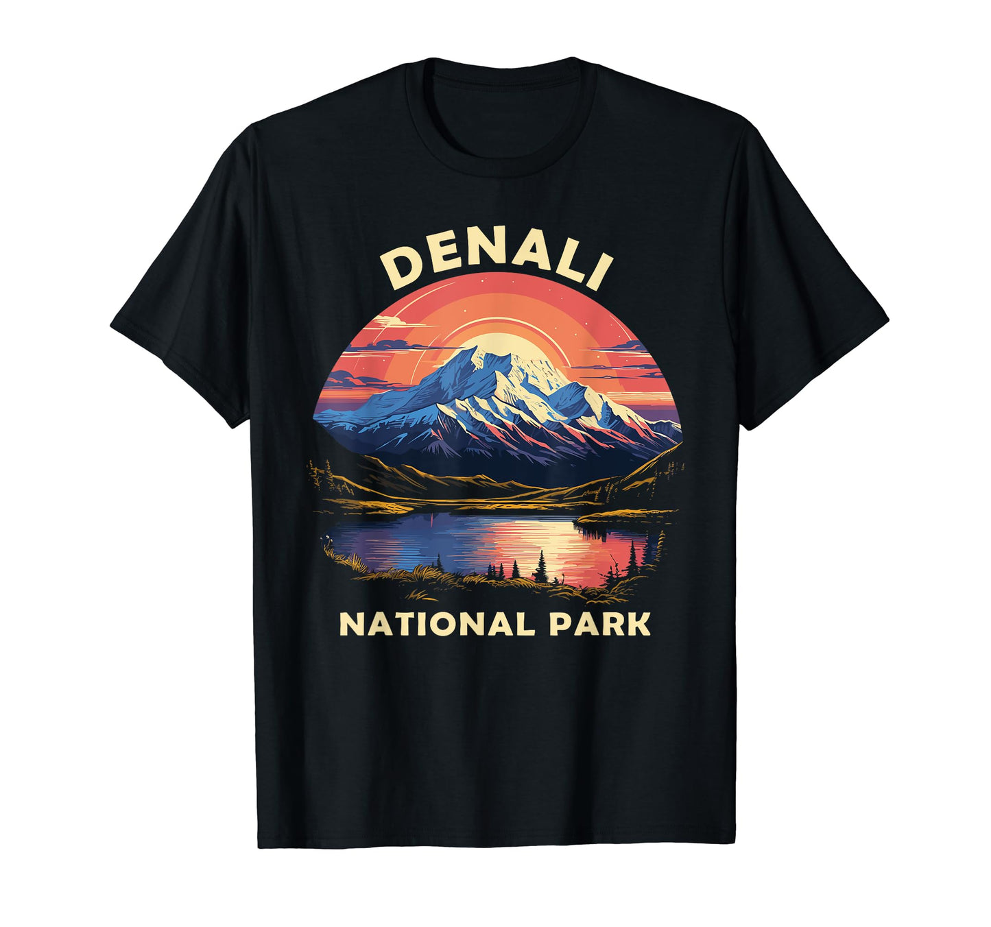 Denali National Park Alaska T-Shirt - Casual Everyday Wear for Adults - T-Shirt, Sweatshirt, Hoodie