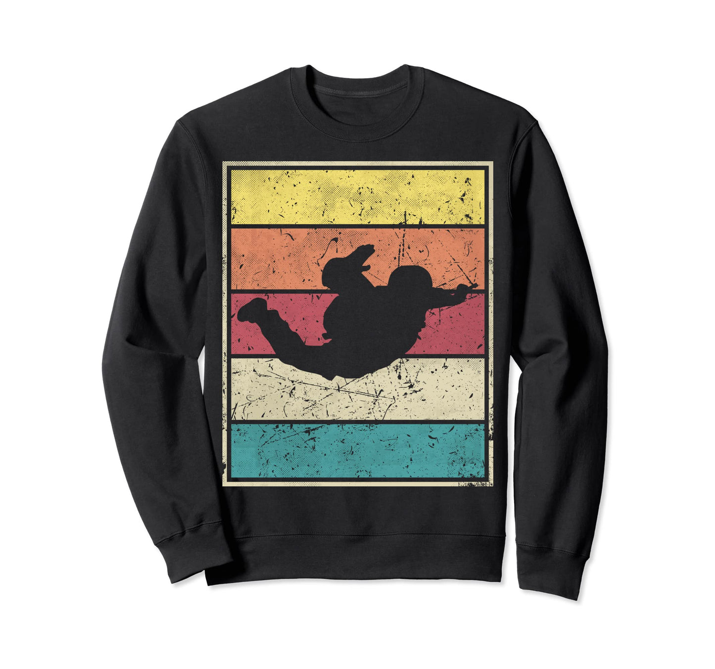 Sky Diving Stripes Sweatshirt - Casual Everyday Wear for Adults - T-Shirt, Sweatshirt, Hoodie