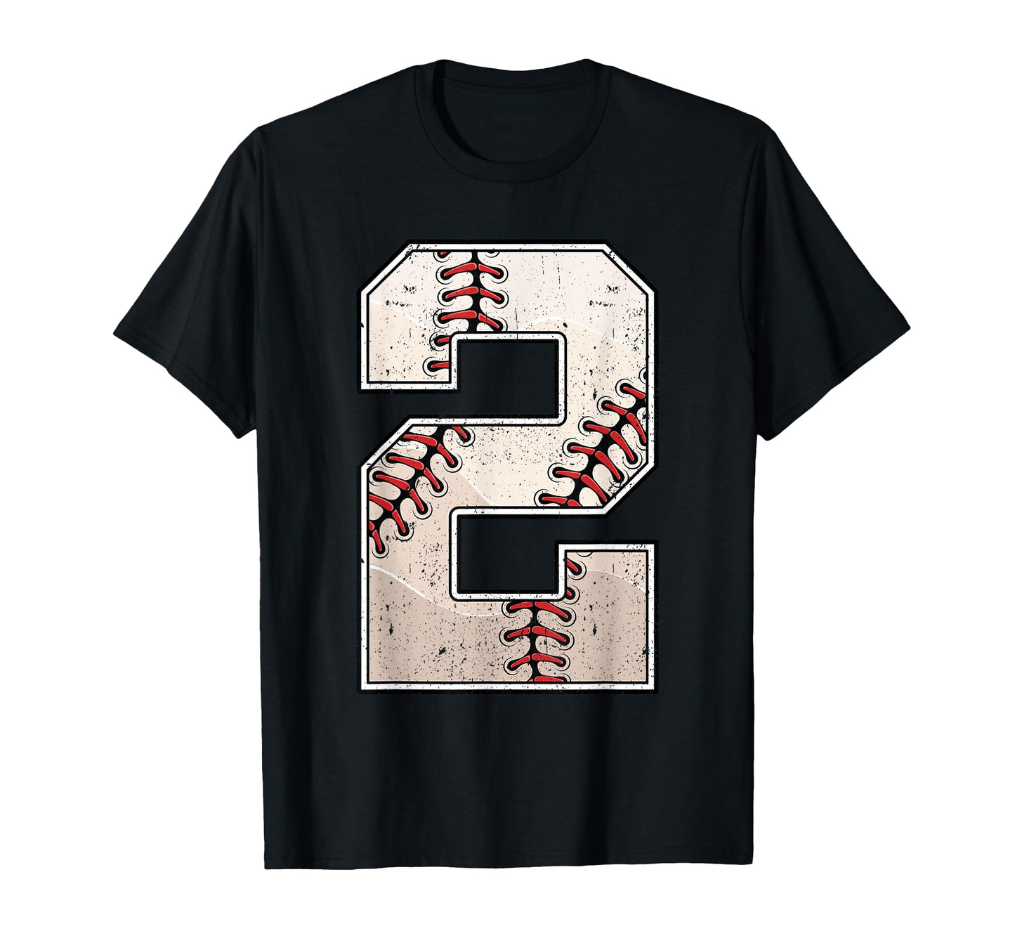 Baseball Birthday Two 2 Years Old T-Shirt - Minimalist Print for Adults - T-Shirt, Sweatshirt, Hoodie