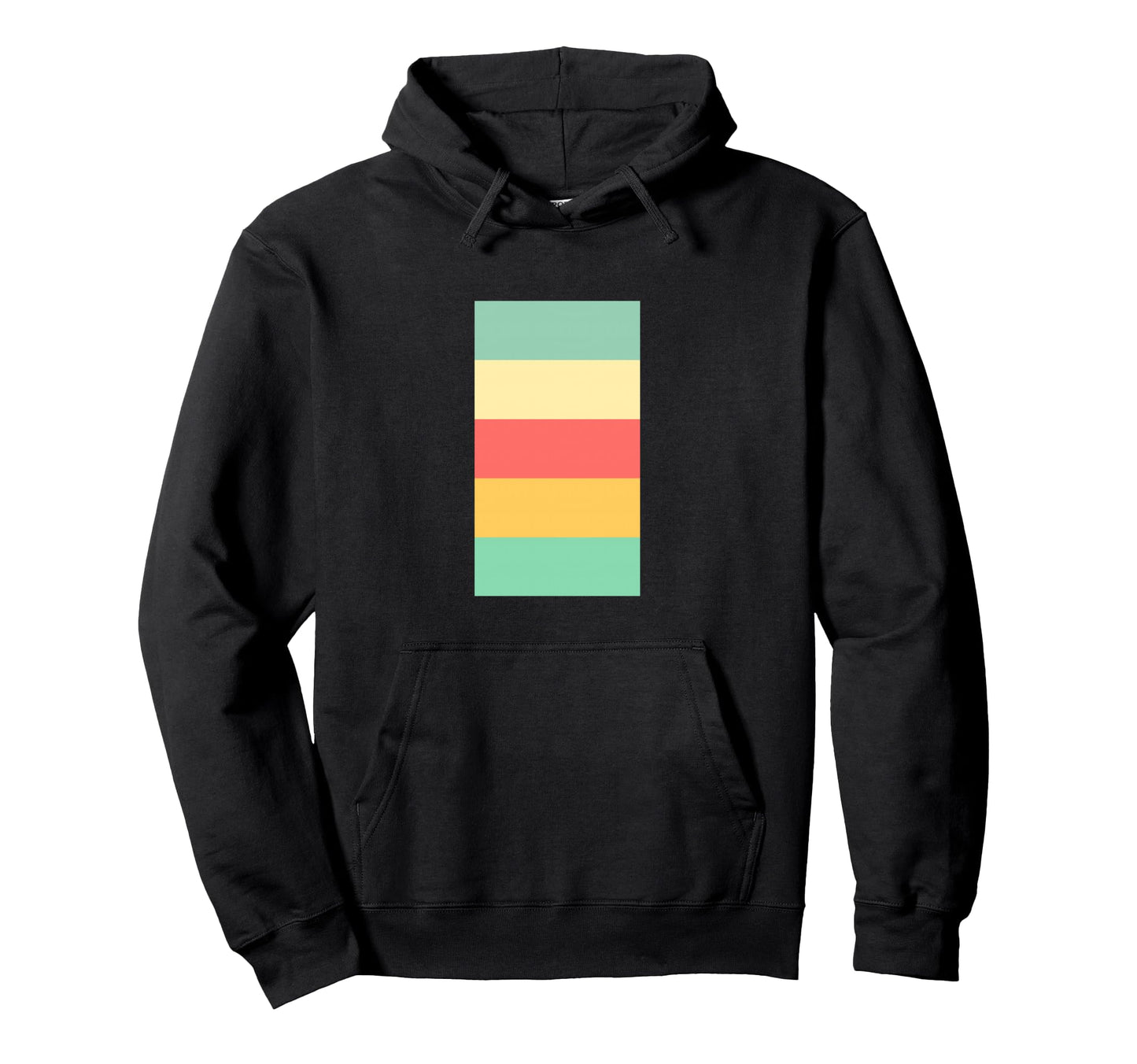 90S Striped Pattern Gradient Hoodie - Streetwear Style Men Women - T-Shirt, Sweatshirt, Hoodie
