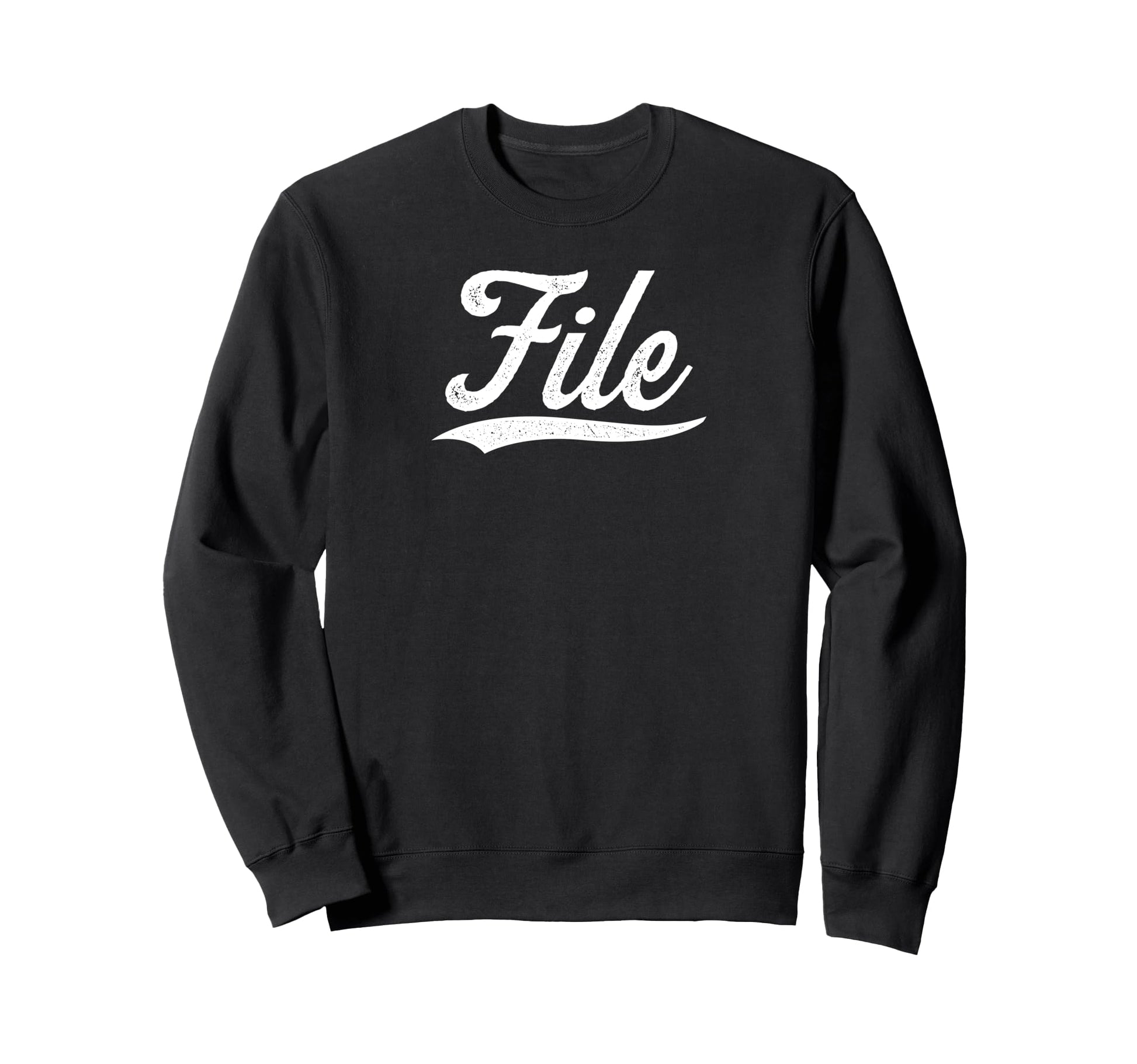 Distressed Script Dylan File Sweatshirt - Streetwear Style Men Women - T-Shirt, Sweatshirt, Hoodie