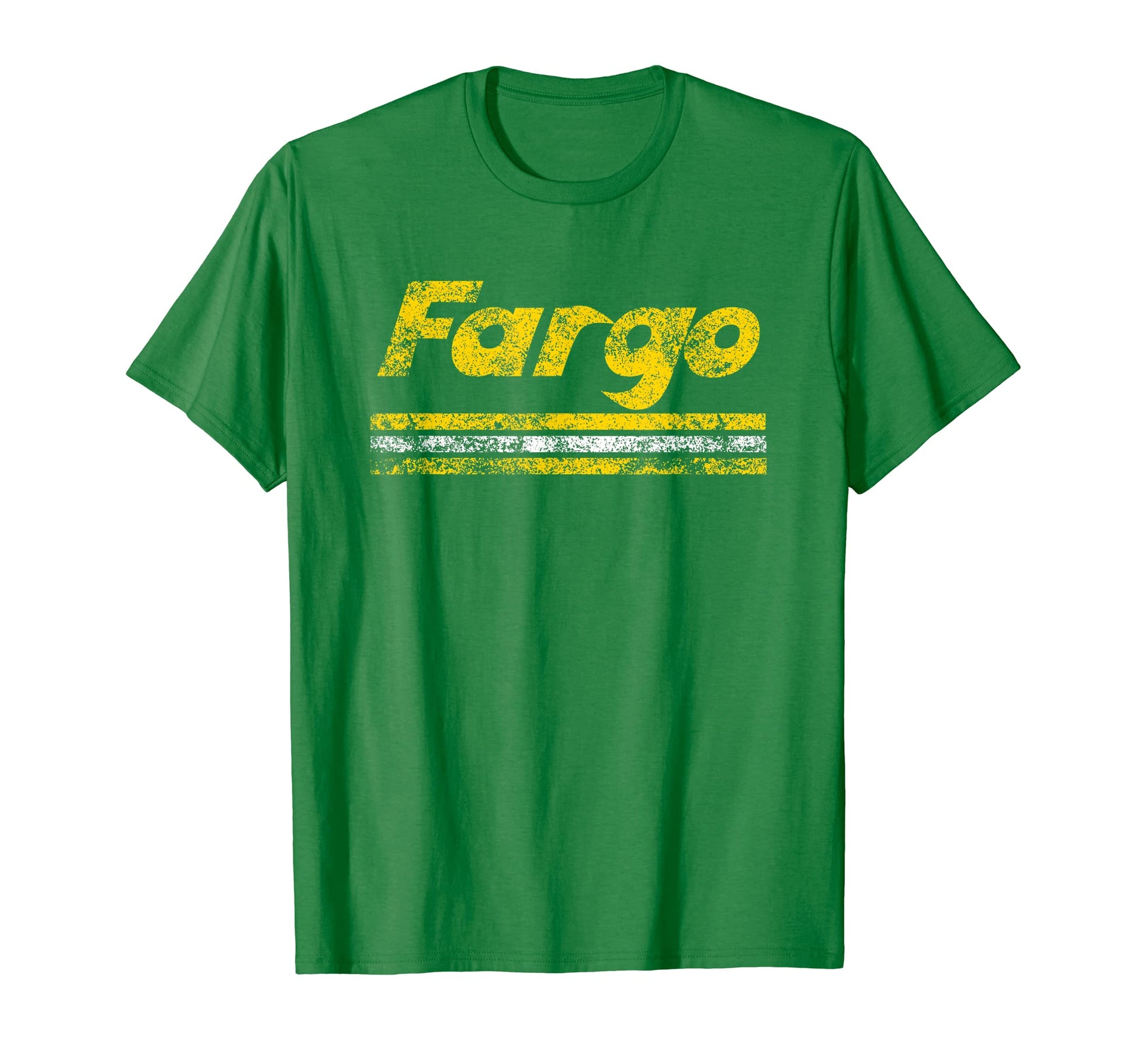 Fargo North Dakota Weathered Stripe T-Shirt - Minimalist Print Unisex - T-Shirt, Sweatshirt, Hoodie