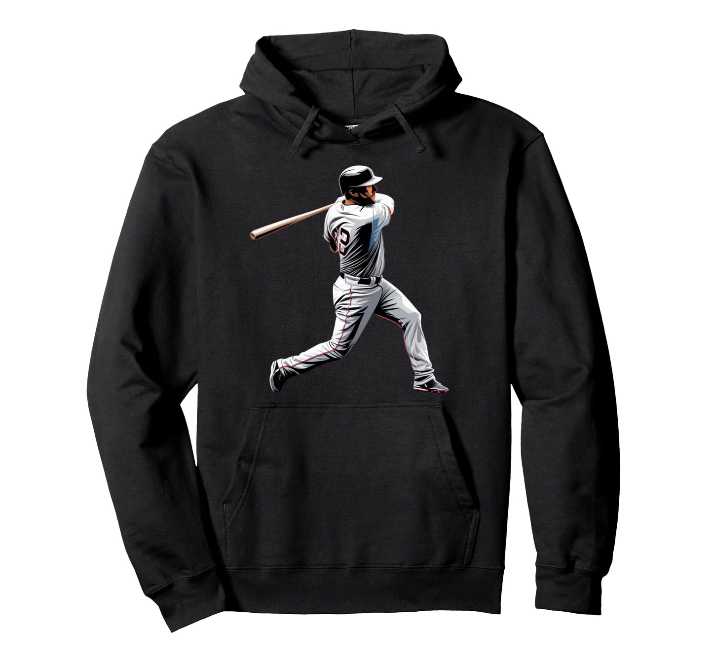 Home Run Baseball Player Dynamic Hoodie - Aesthetic Graphic for Adults - T-Shirt, Sweatshirt, Hoodie