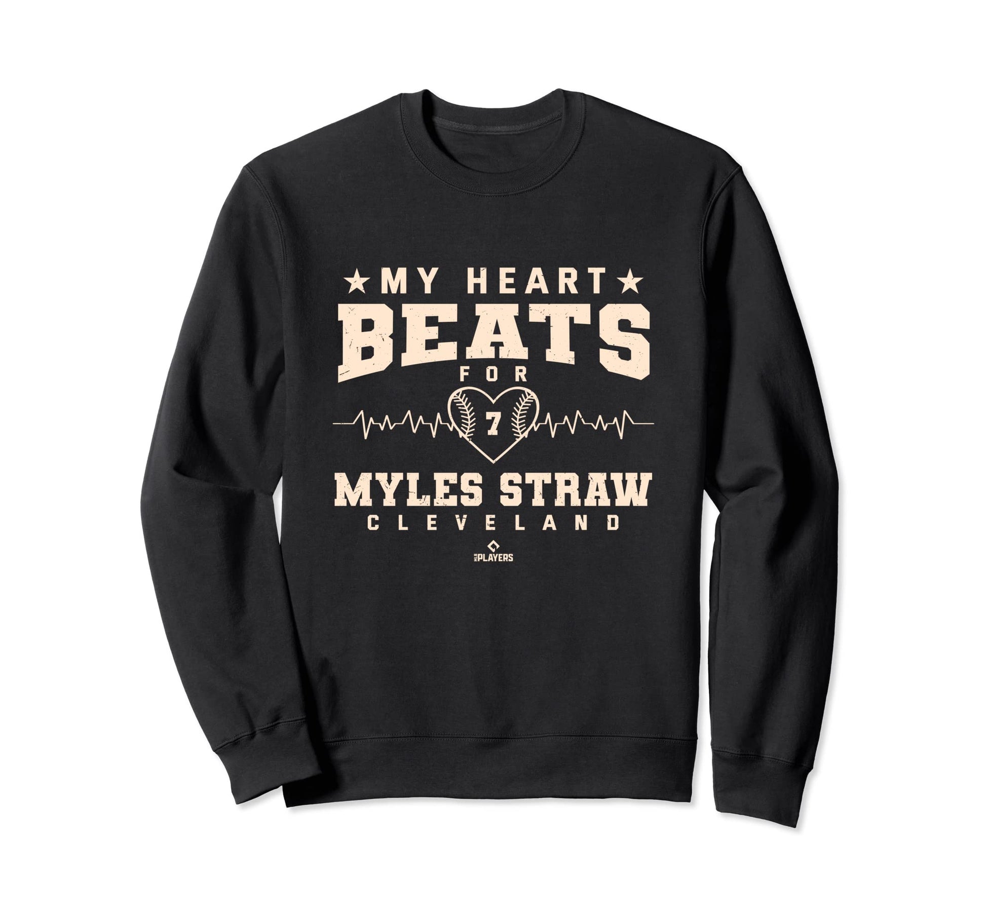 My Heart Beats Myles Straw Baseball Sweatshirt - Novelty Apparel Unisex - T-Shirt, Sweatshirt, Hoodie