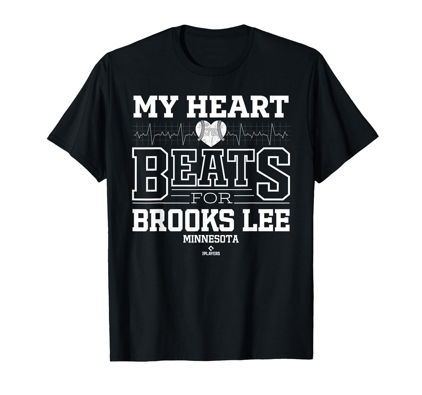 My Heart Beats Brooks Lee Minnesota T-Shirt - Trendy Graphic Men Women - T-Shirt, Sweatshirt, Hoodie