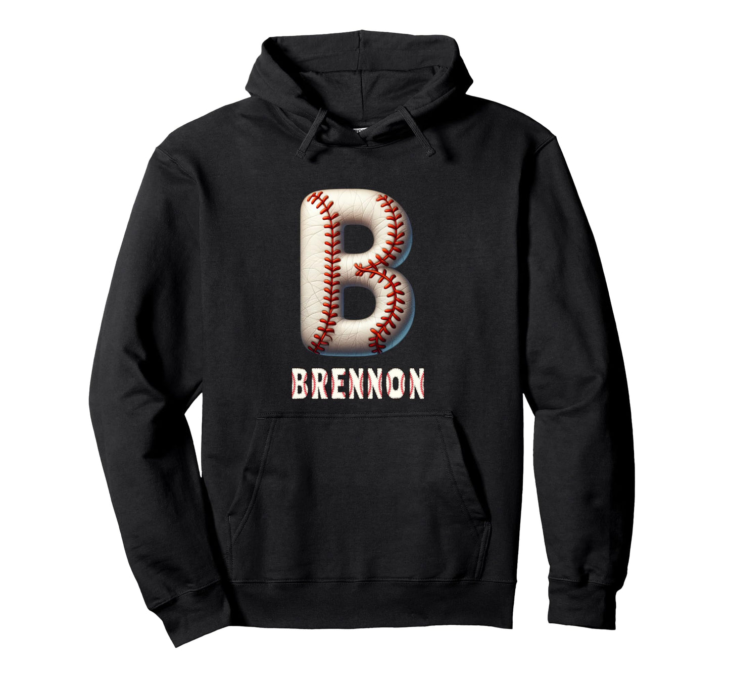 Baseball Home Run Dominik Initial Letter Hoodie - Novelty Apparel Unisex - T-Shirt, Sweatshirt, Hoodie