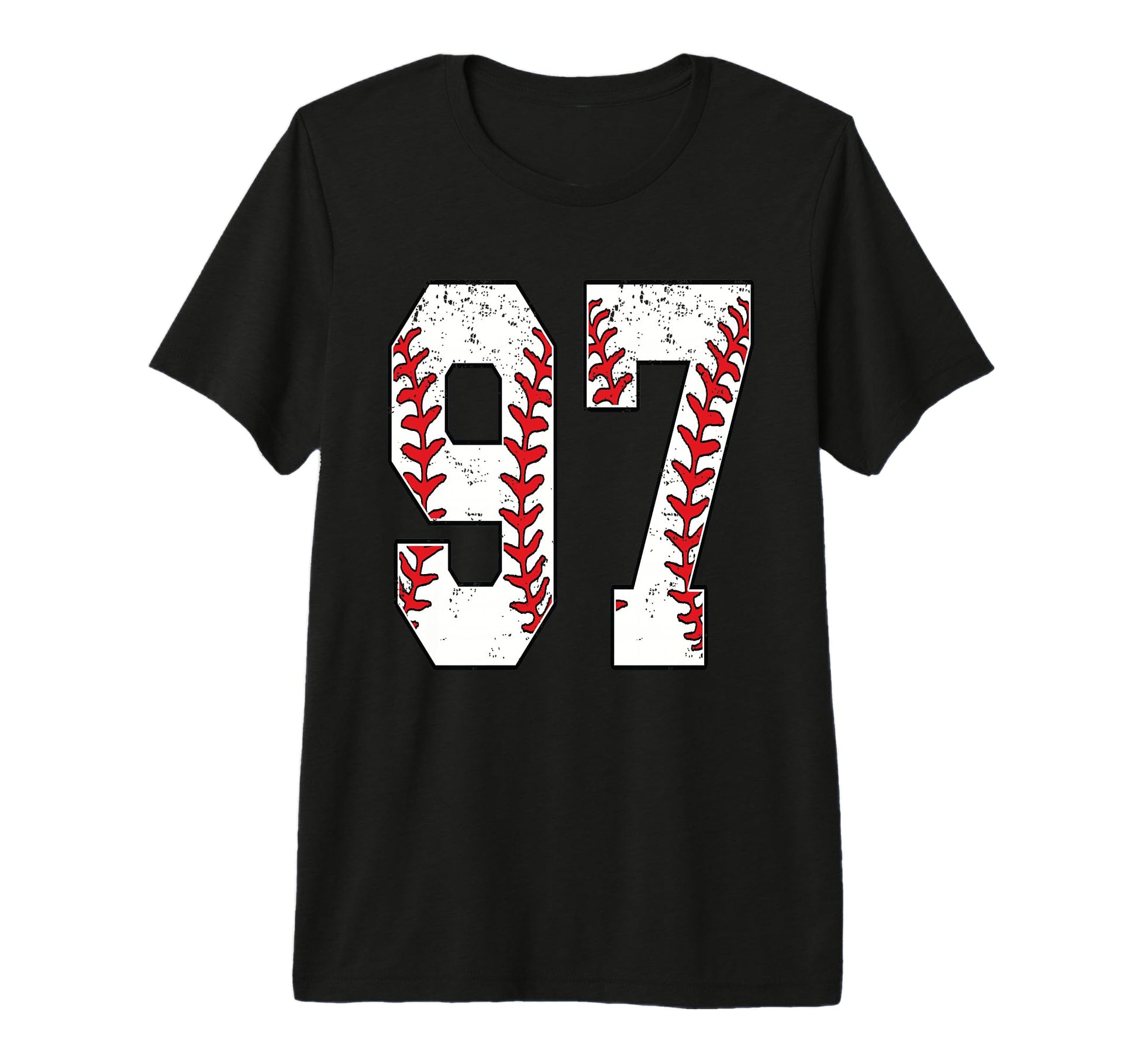 Number 97 Baseball 97 Jersey Number T-Shirt - Streetwear Style for Adults - T-Shirt, Sweatshirt, Hoodie