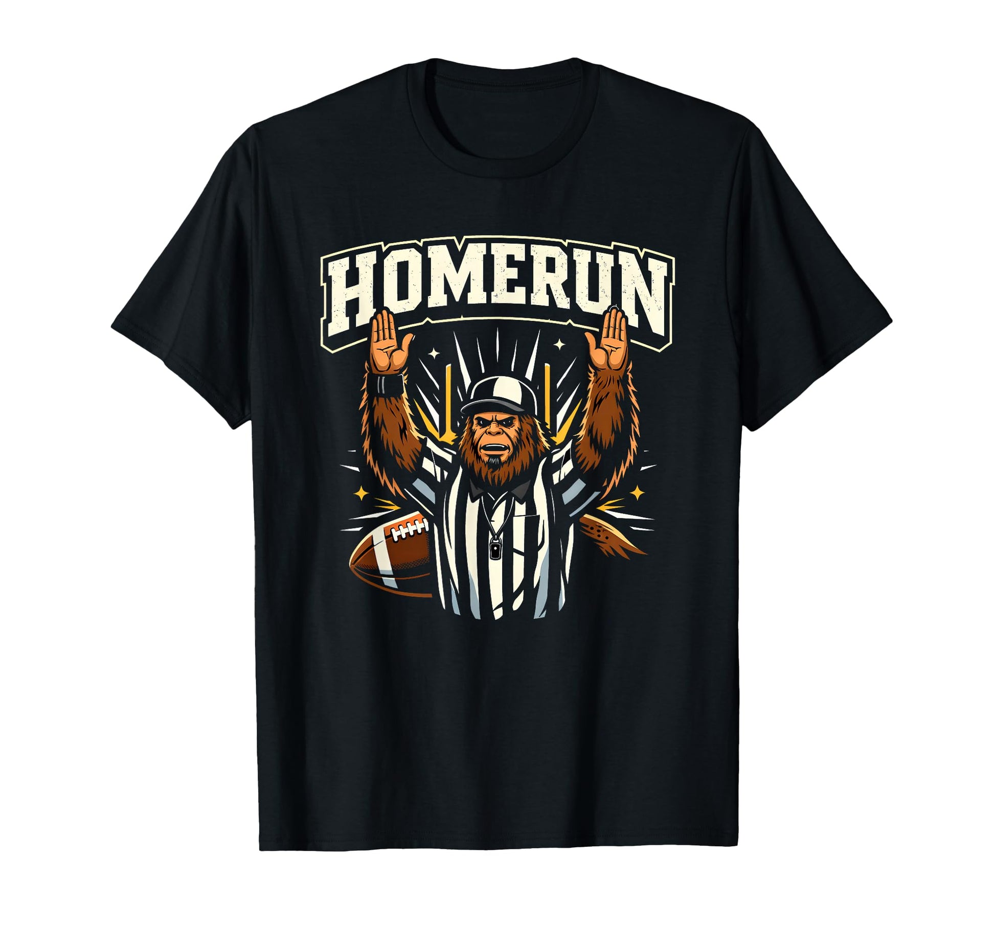 Funny Football Referee Touchdown T-Shirt - Custom Art Print for Adults - T-Shirt, Sweatshirt, Hoodie
