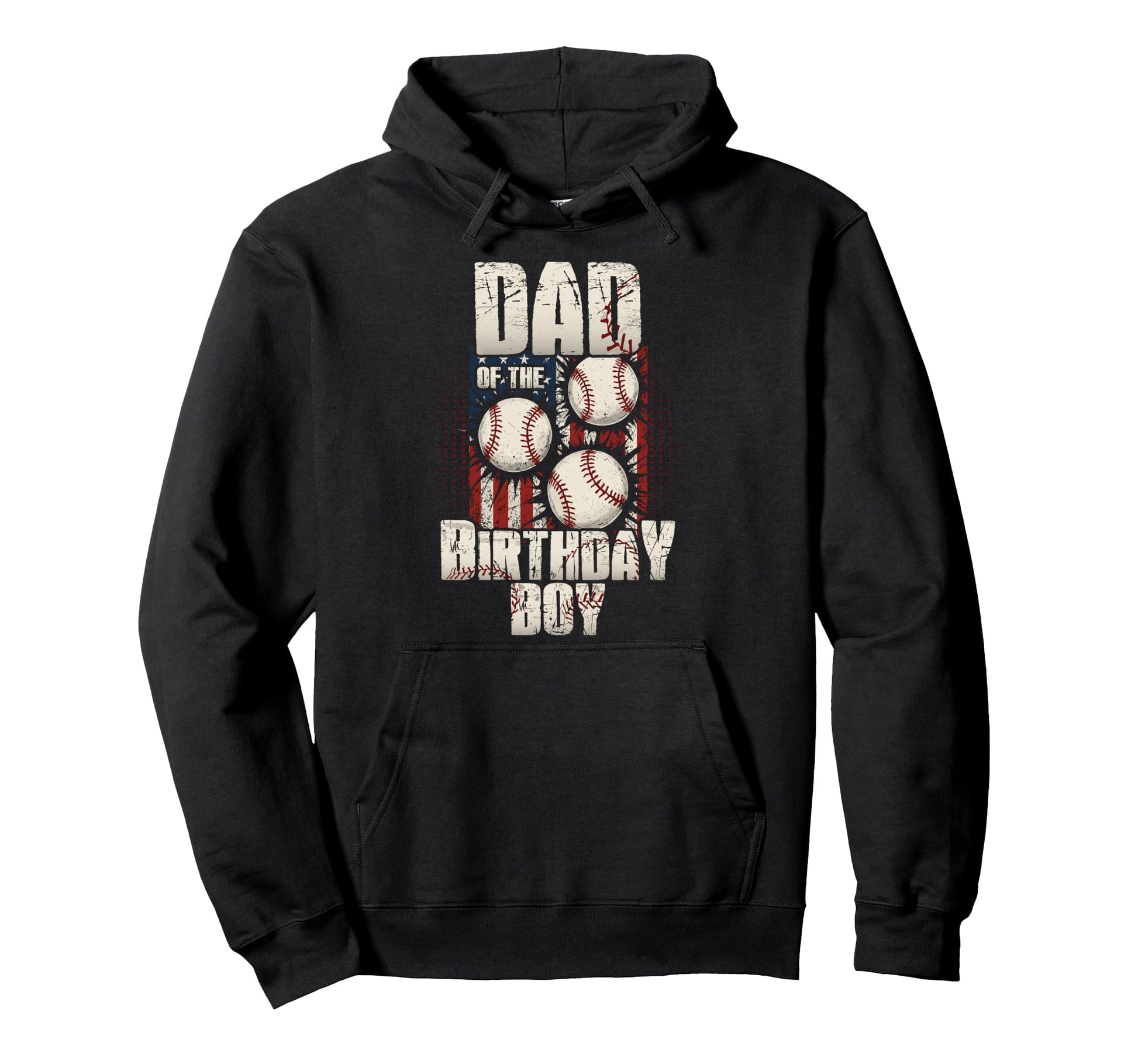 Dad Birthday Matching Baseball Birthday Hoodie - Graphic Print for Adults - T-Shirt, Sweatshirt, Hoodie