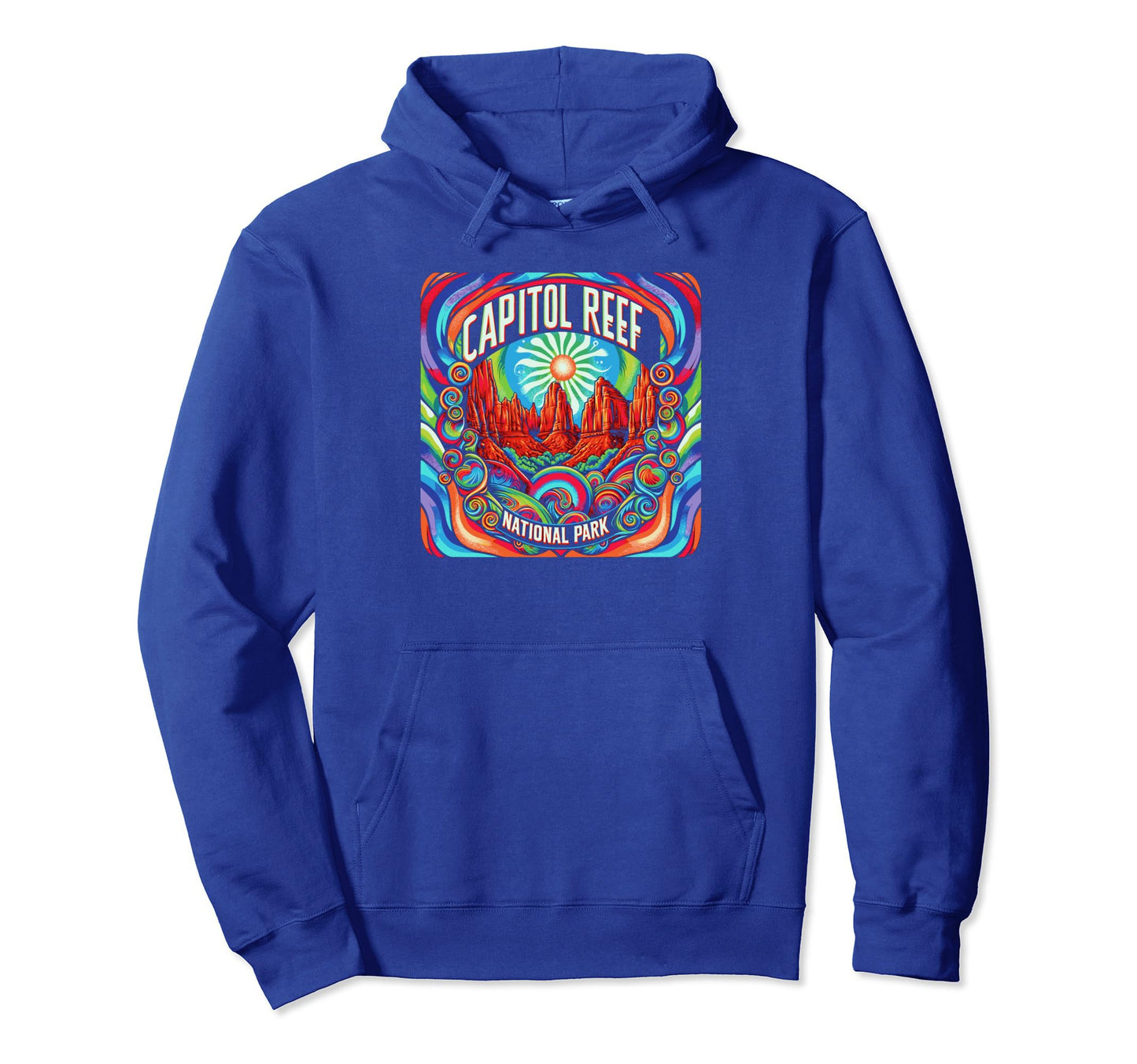 Capitol Reef National Park Utah 60S Hoodie - Streetwear Style Men Women - T-Shirt, Sweatshirt, Hoodie