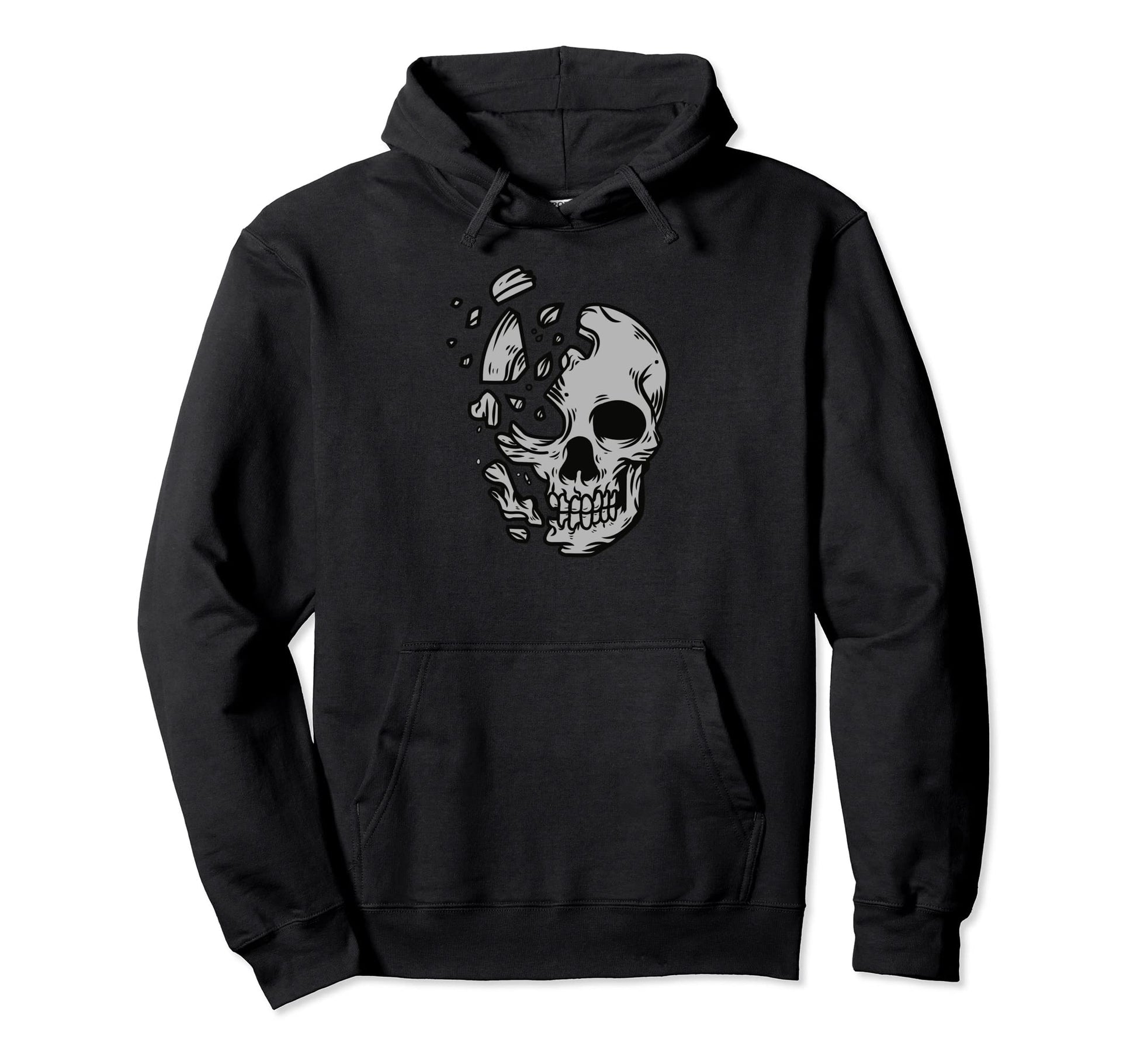 Trendy Y2K Gothic Skull Grunge Streetwear Hoodie - Streetwear Style Unisex - T-Shirt, Sweatshirt, Hoodie