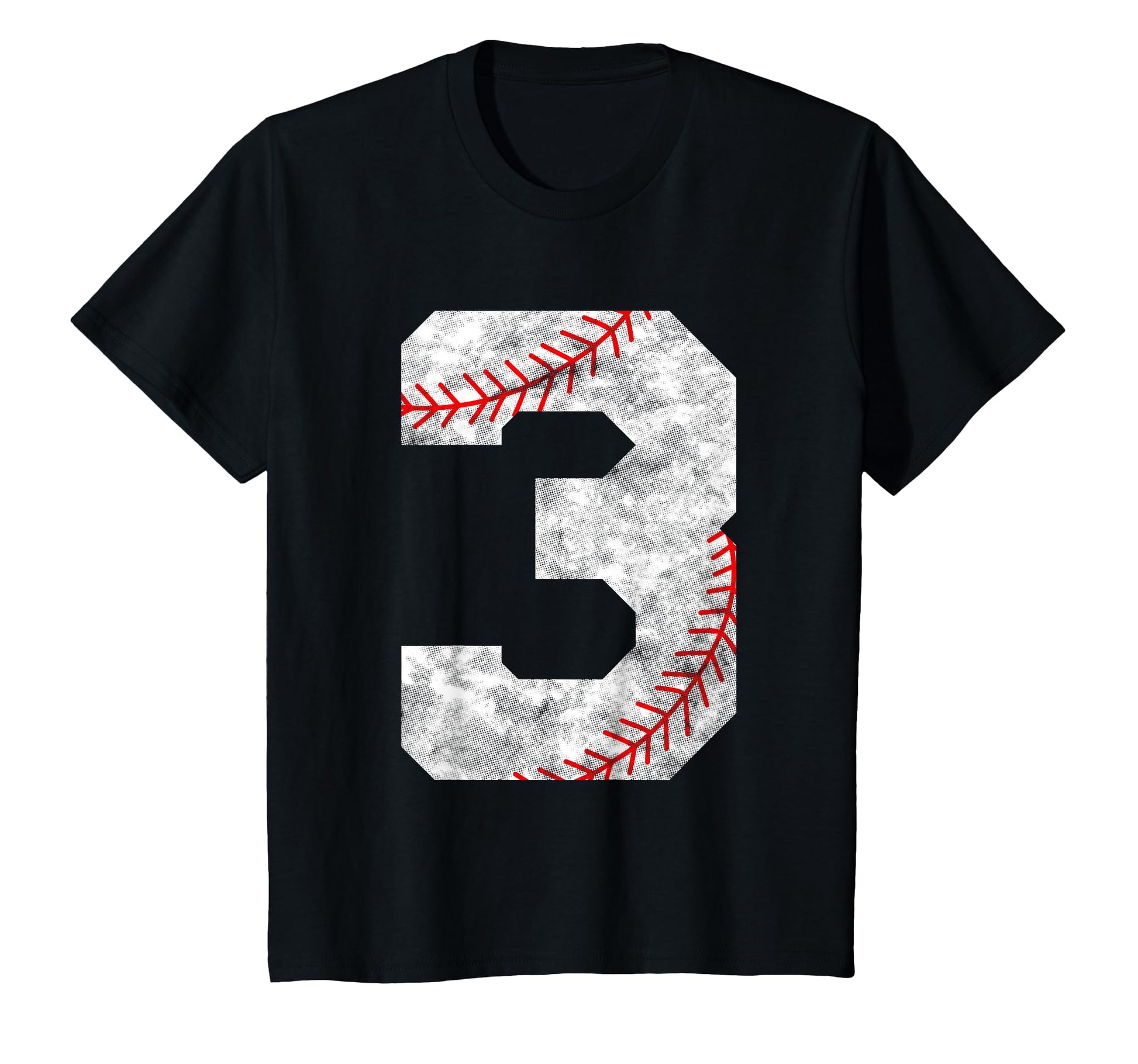 3Rd Birthday Baseball Big Number Three T-Shirt - Novelty Apparel Men Women - T-Shirt, Sweatshirt, Hoodie