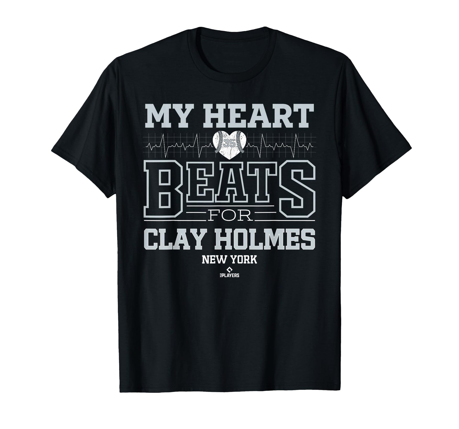 My Heart Beats Clay Holmes New York T-Shirt - Trendy Graphic Men Women - T-Shirt, Sweatshirt, Hoodie