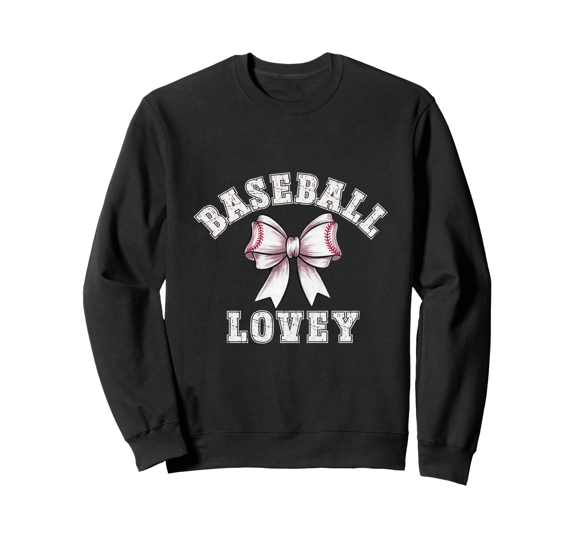 Coquette Baseball Lovey Bow Game Day Sweatshirt - Graphic Print for Adults - T-Shirt, Sweatshirt, Hoodie