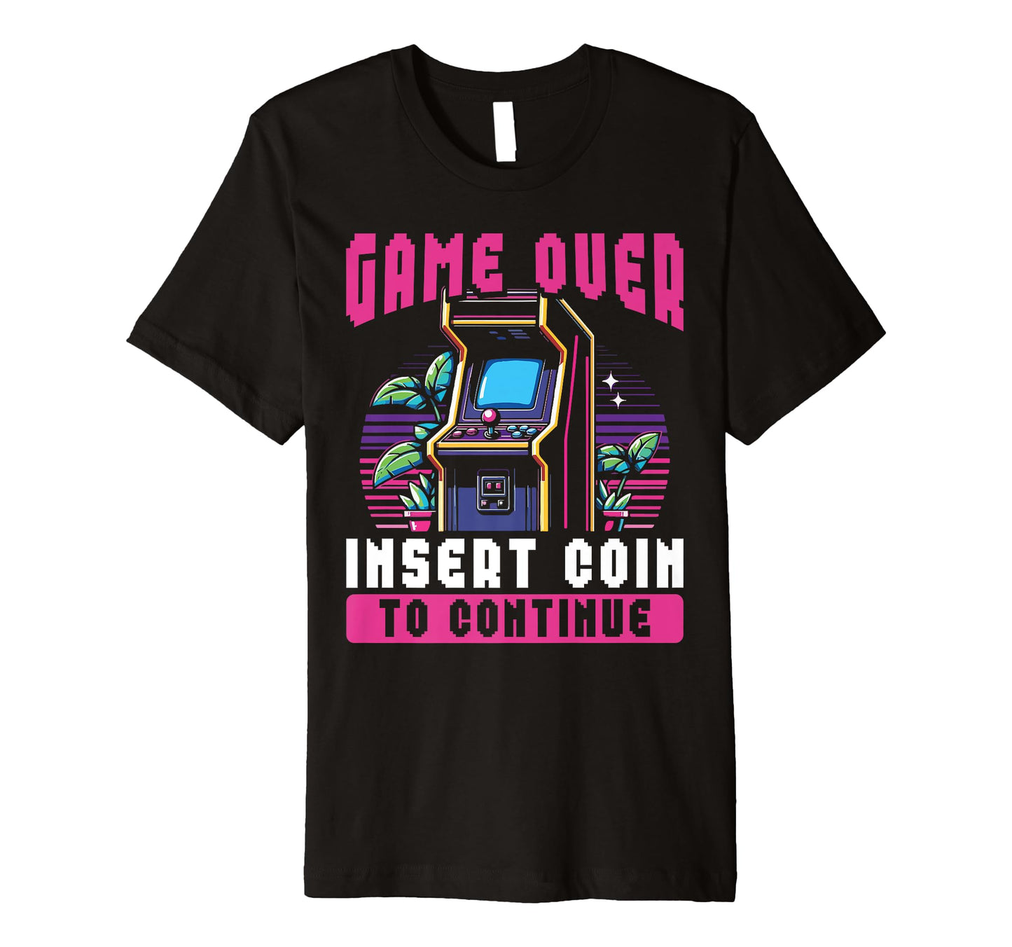 80S Arcade Nostalgia Pixel Art Video Games T-Shirt - Graphic Print Unisex - T-Shirt, Sweatshirt, Hoodie