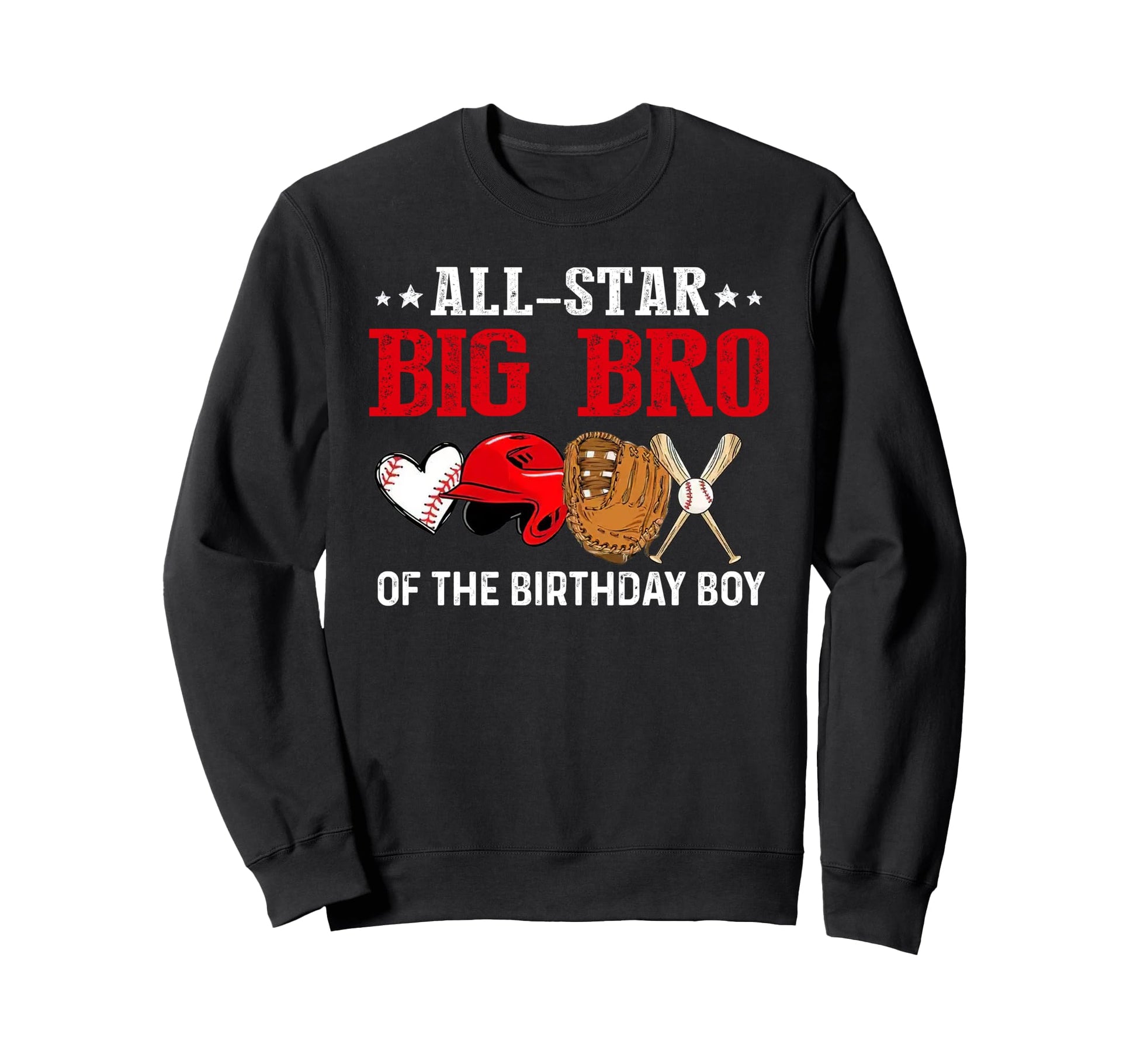 All Star Big Bro Birthday Sweatshirt - Aesthetic Graphic Men Women - T-Shirt, Sweatshirt, Hoodie
