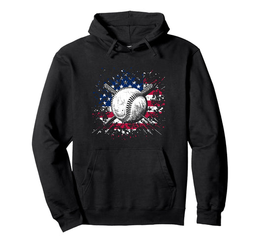 American Baseball Usa Flag Collection T-Shirt - Streetwear Style Men Women - T-Shirt, Sweatshirt, Hoodie