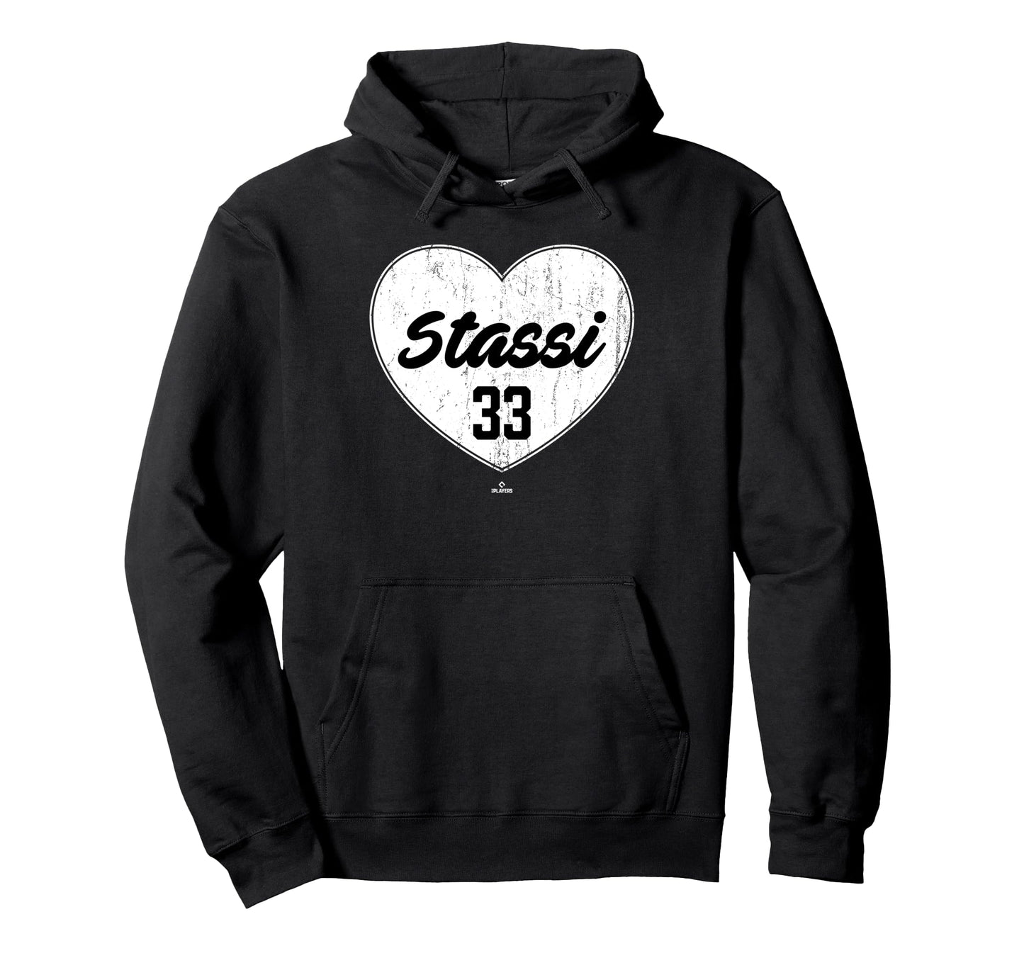 Distressed Heart Max Stassi Chicago Hoodie - Minimalist Print Unisex - T-Shirt, Sweatshirt, Hoodie