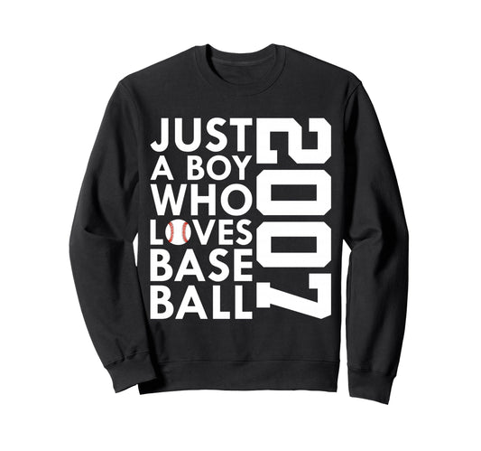 2007 Just Who Loves Baseball 19Th Sweatshirt - Trendy Graphic Men Women - T-Shirt, Sweatshirt, Hoodie