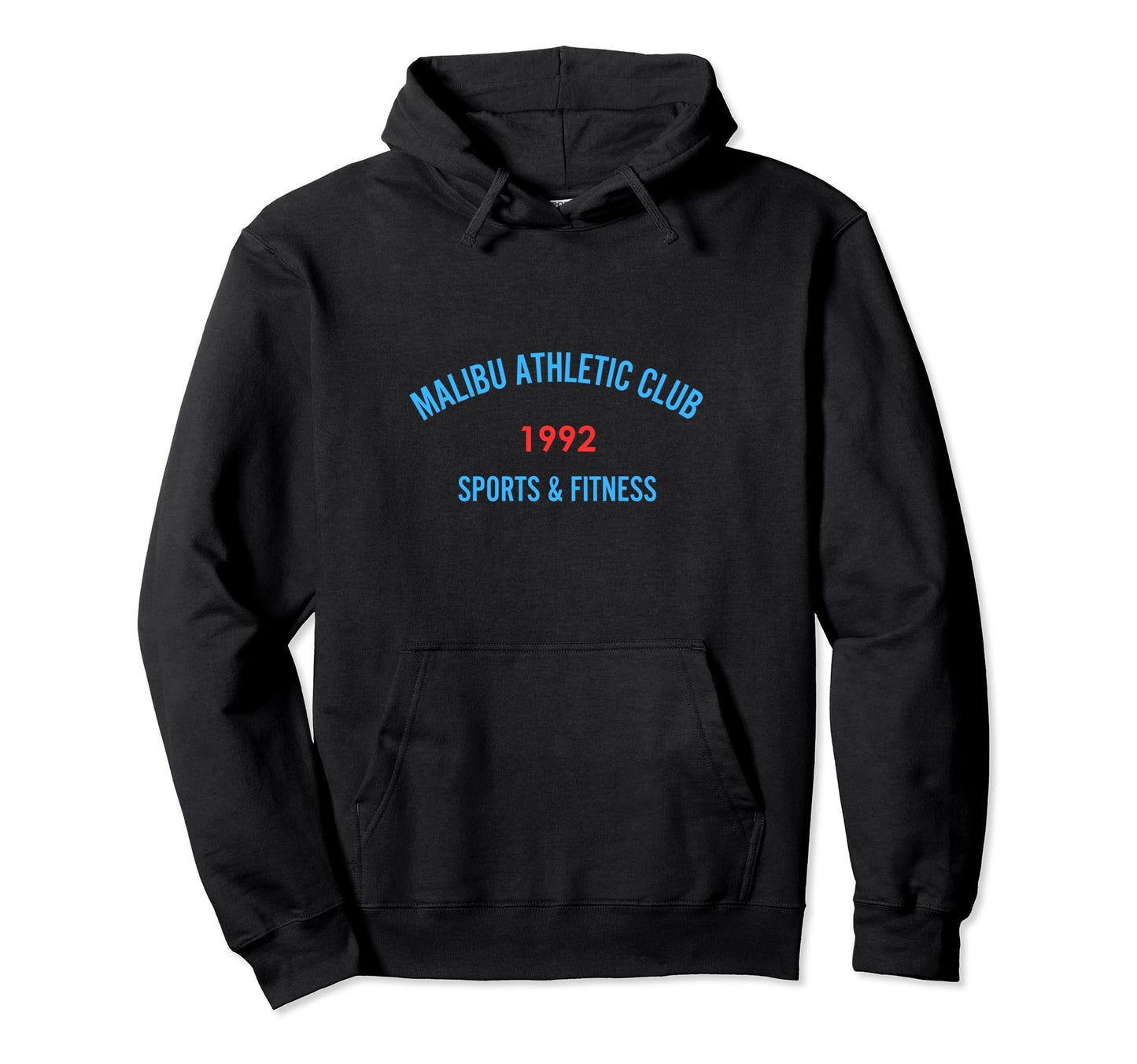Preppy Malibu Athletic Club Hoodie - Casual Everyday Wear for Adults - T-Shirt, Sweatshirt, Hoodie