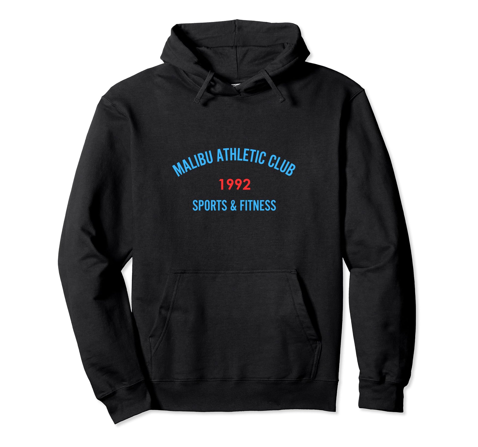 Preppy Malibu Athletic Club Hoodie - Casual Everyday Wear for Adults - T-Shirt, Sweatshirt, Hoodie
