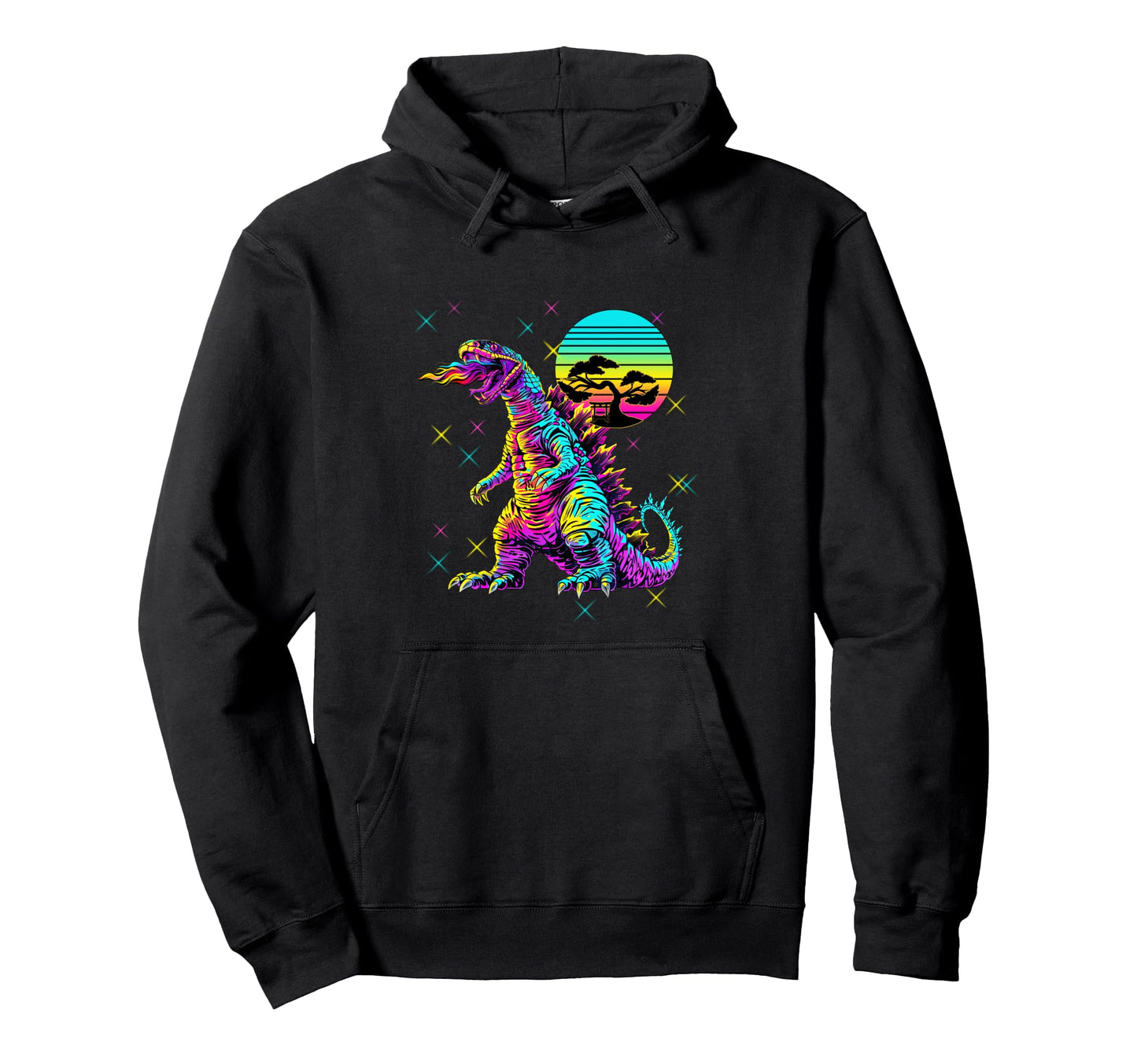 Streetwear Synthwave 80S 90S Anime Hoodie - Fun Novelty Design Unisex - T-Shirt, Sweatshirt, Hoodie