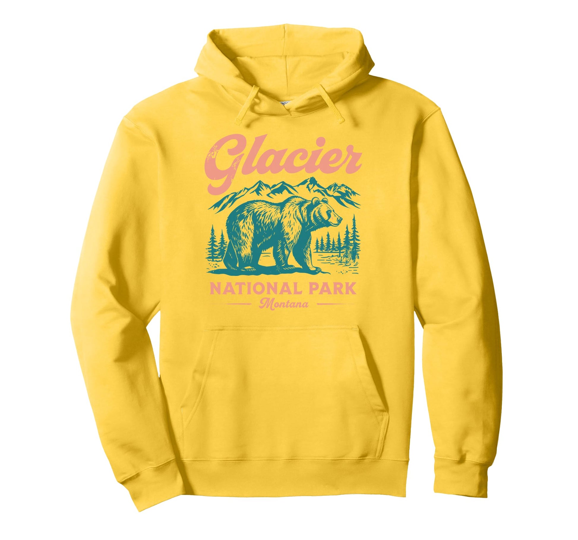Glacier National Park Montana Usa Sweatshirt - Novelty Apparel for Adults - T-Shirt, Sweatshirt, Hoodie
