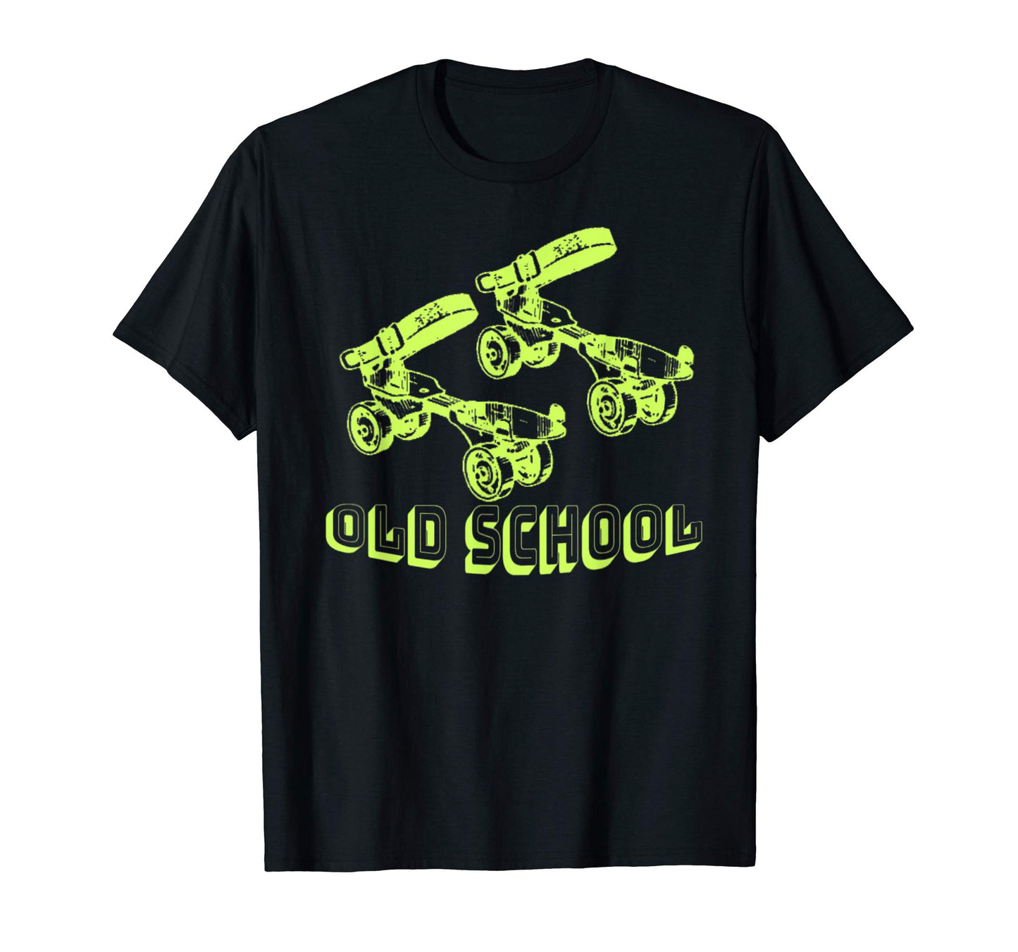 Funny Old School Clamp Roller Skates T-Shirt - Minimalist Print Unisex - T-Shirt, Sweatshirt, Hoodie