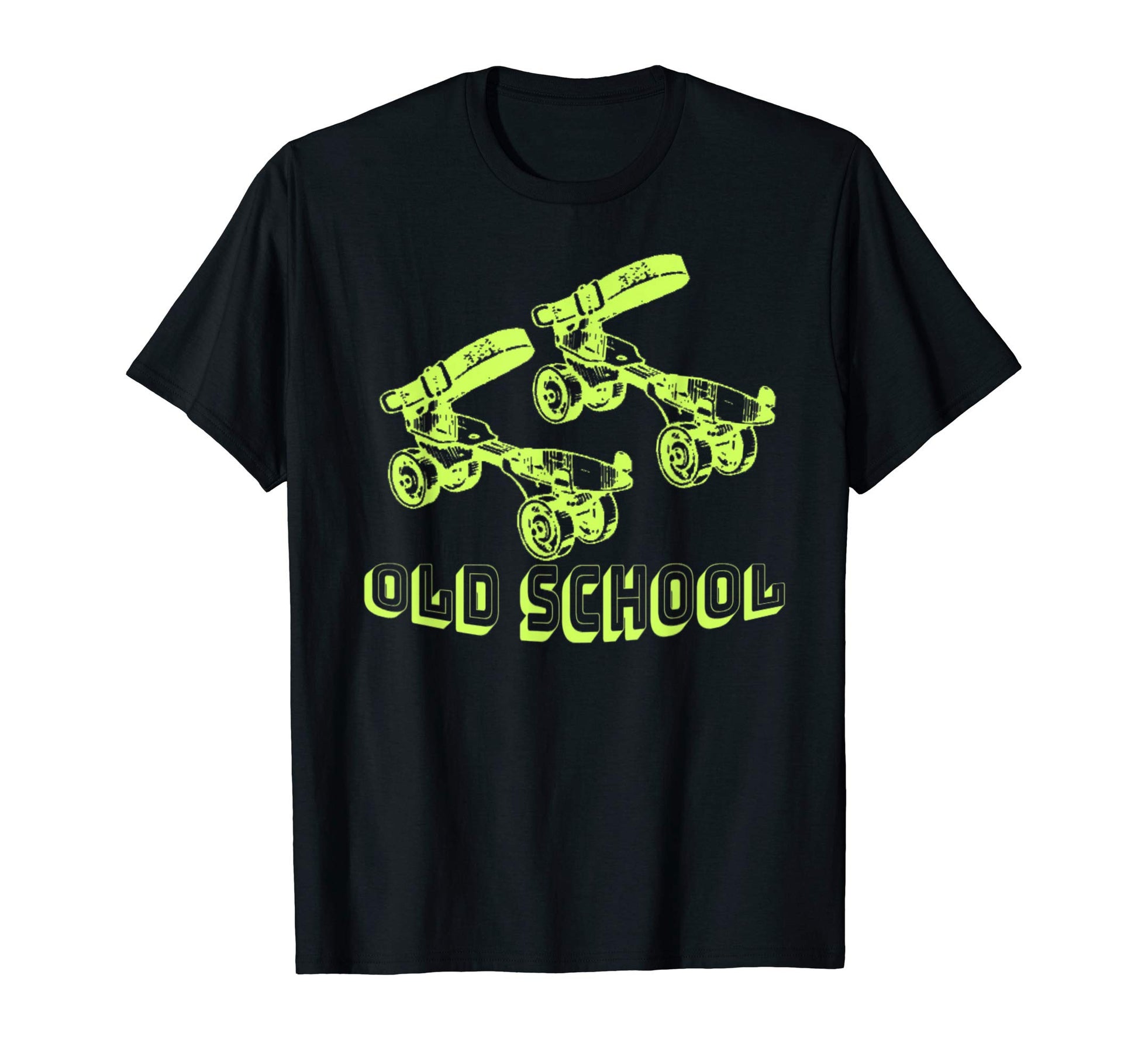 Funny Old School Clamp Roller Skates T-Shirt - Minimalist Print Unisex - T-Shirt, Sweatshirt, Hoodie