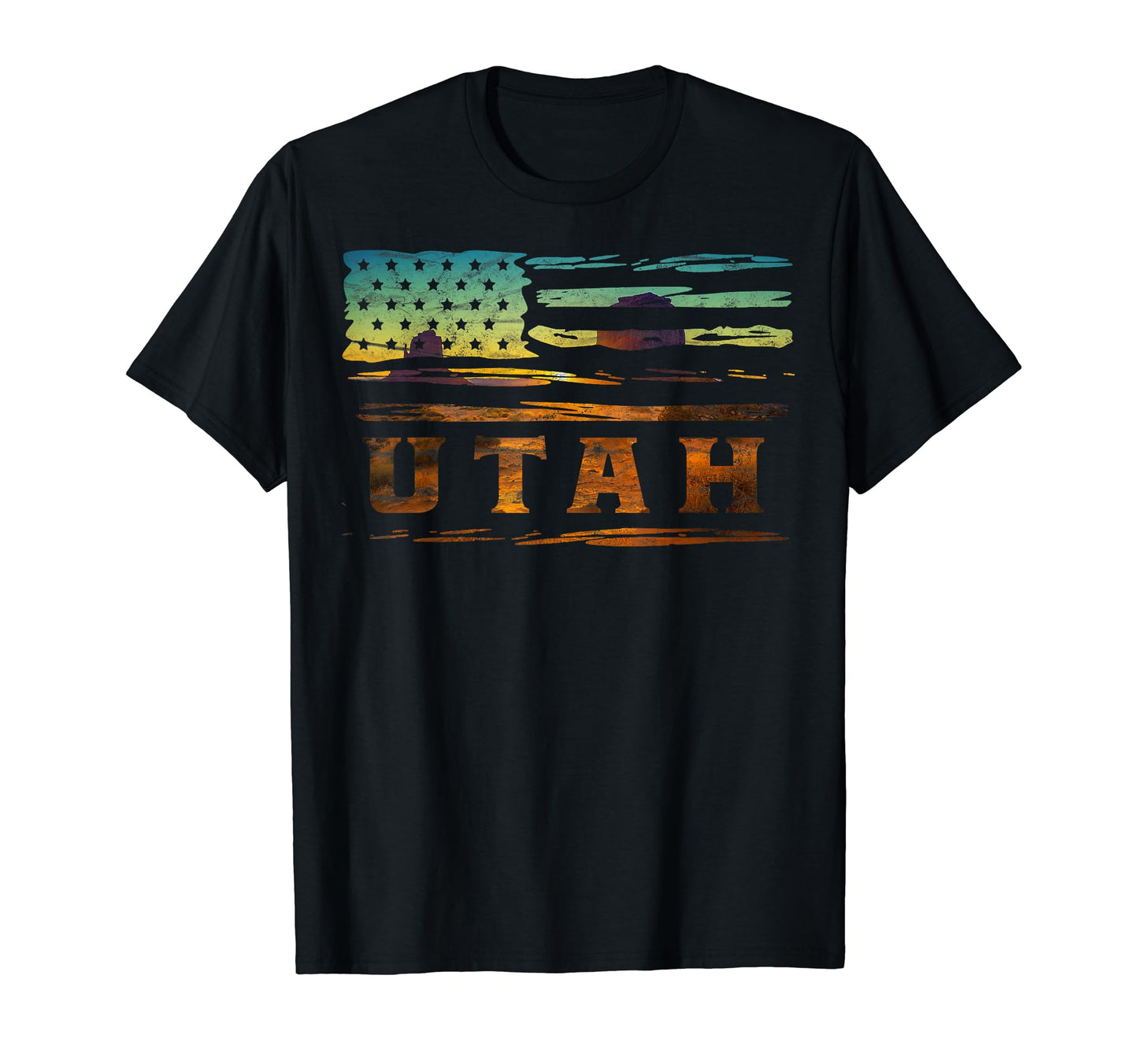 Us Flag Utah Beehive State National T-Shirt - Streetwear Style Unisex - T-Shirt, Sweatshirt, Hoodie