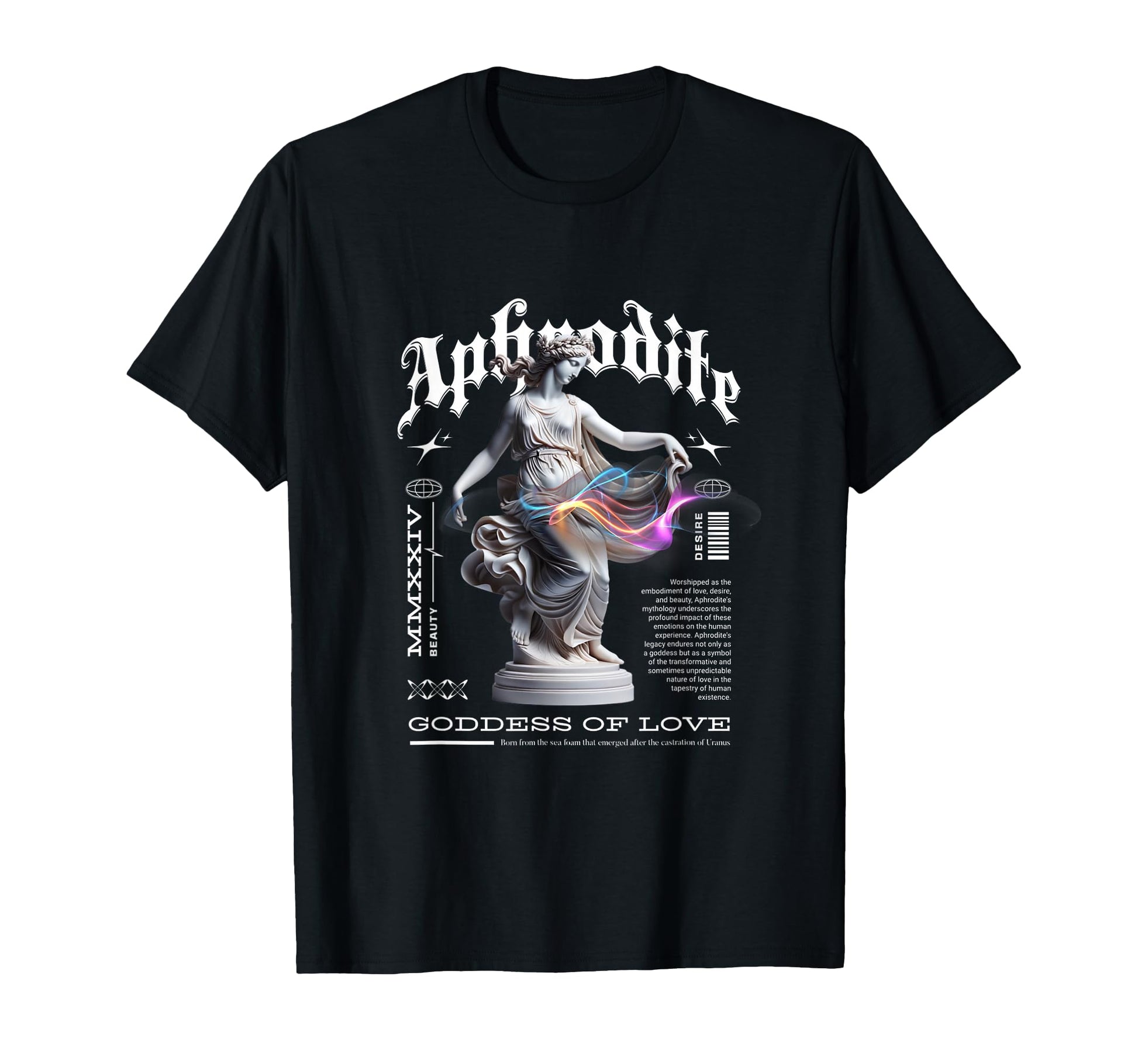 Streetwear Aphrodite Bold Urban T-Shirt - Fun Novelty Design for Adults - T-Shirt, Sweatshirt, Hoodie