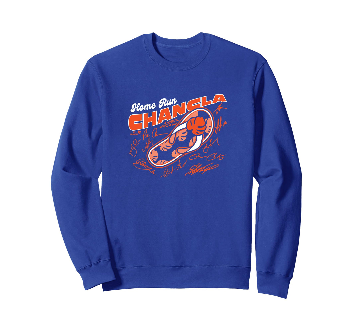 Home Run Chancla New York Baseball Sweatshirt - Fun Novelty Design Unisex - T-Shirt, Sweatshirt, Hoodie