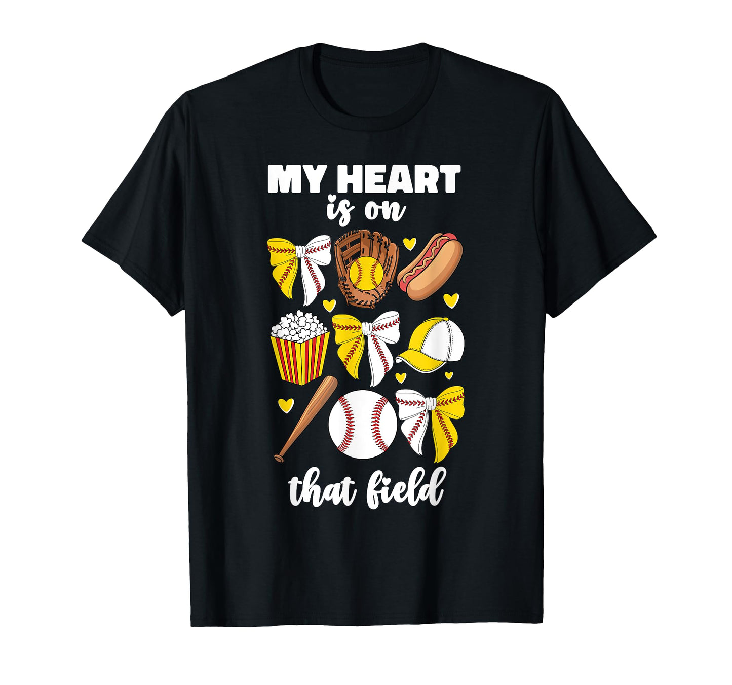 My Heart Is That Field Half Baseball T-Shirt - Aesthetic Graphic Men Women - T-Shirt, Sweatshirt, Hoodie