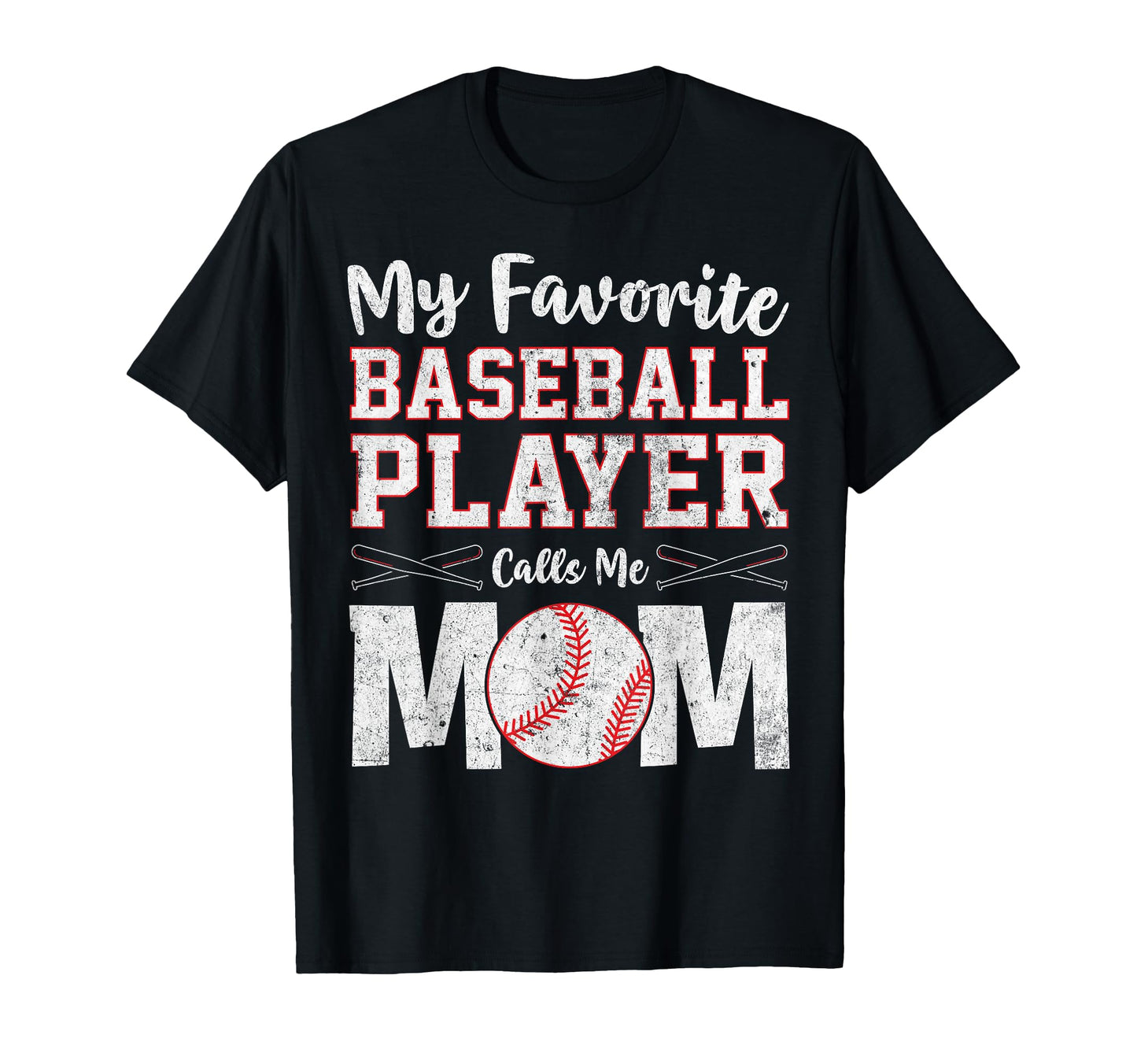 Baseball Player Calls Me Mom T-Shirt - Custom Art Print for Adults - T-Shirt, Sweatshirt, Hoodie