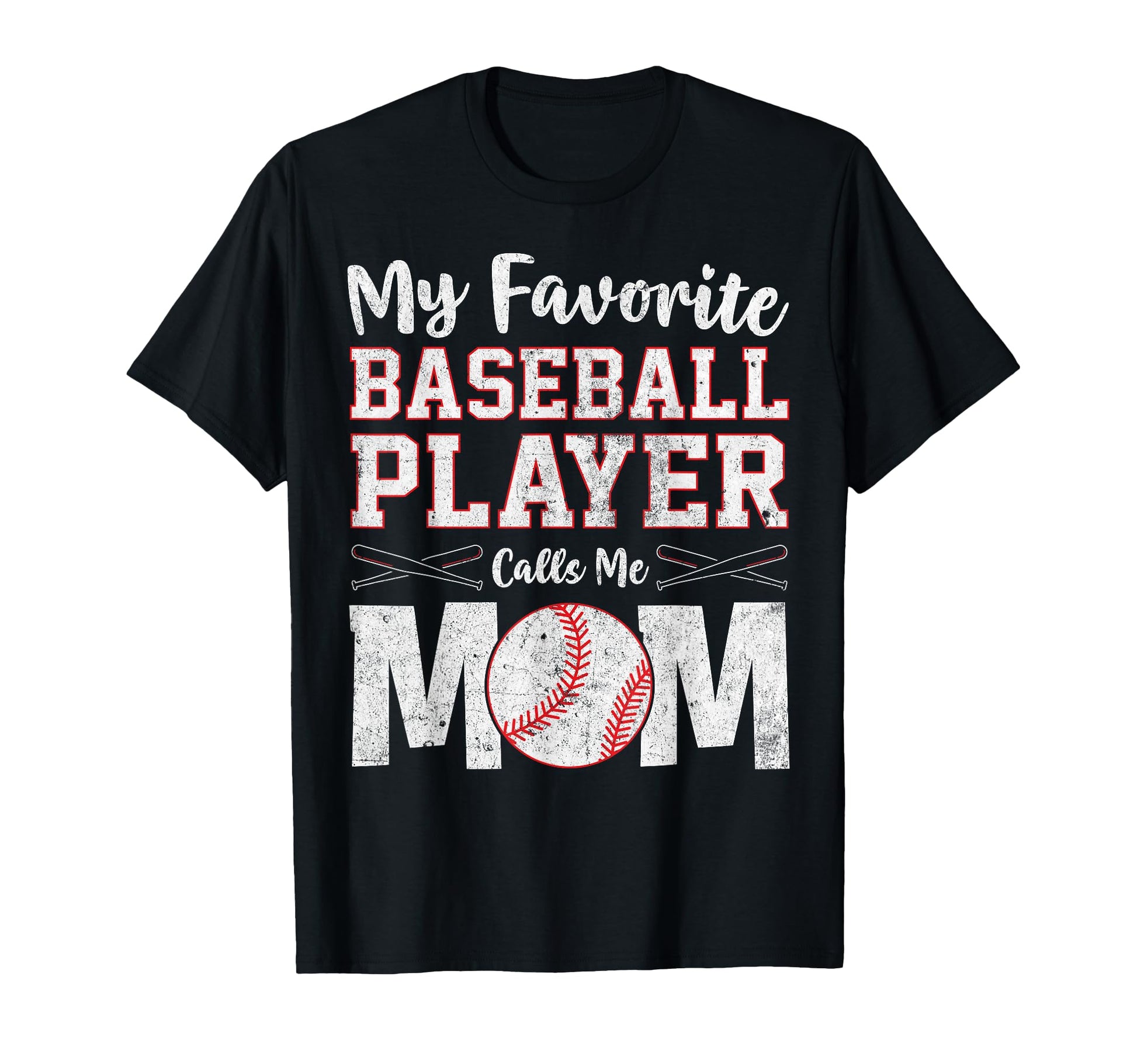 Baseball Player Calls Me Mom T-Shirt - Custom Art Print for Adults - T-Shirt, Sweatshirt, Hoodie