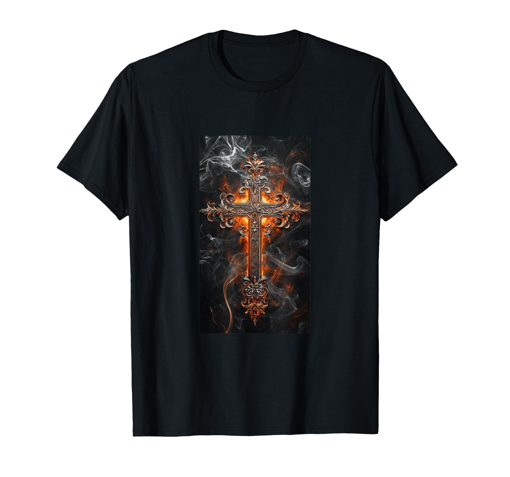 Gothic Cross Grunge Aesthetic Y2K Goth T-Shirt - Fun Novelty Design Unisex - T-Shirt, Sweatshirt, Hoodie