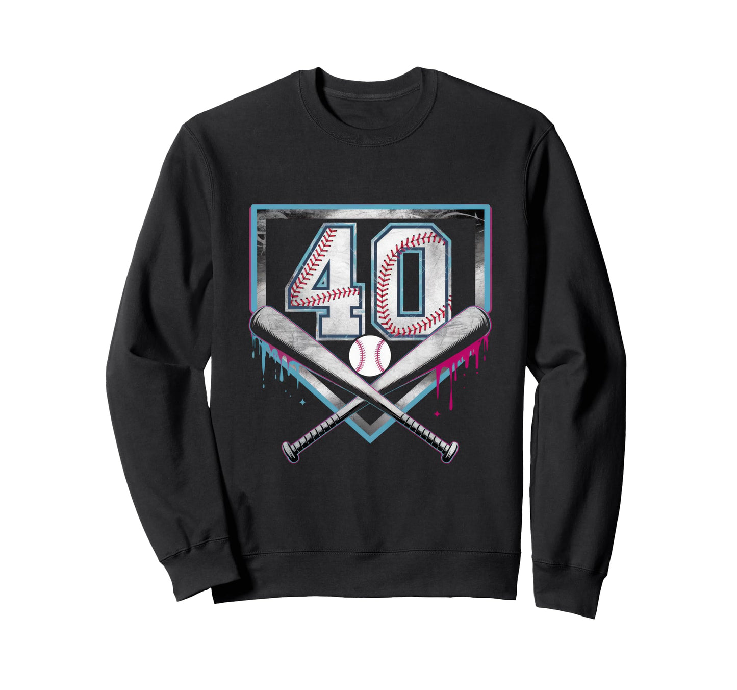 Sprinkle 40Th Birthday Baseball Home Sweatshirt - Minimalist Print Unisex - T-Shirt, Sweatshirt, Hoodie