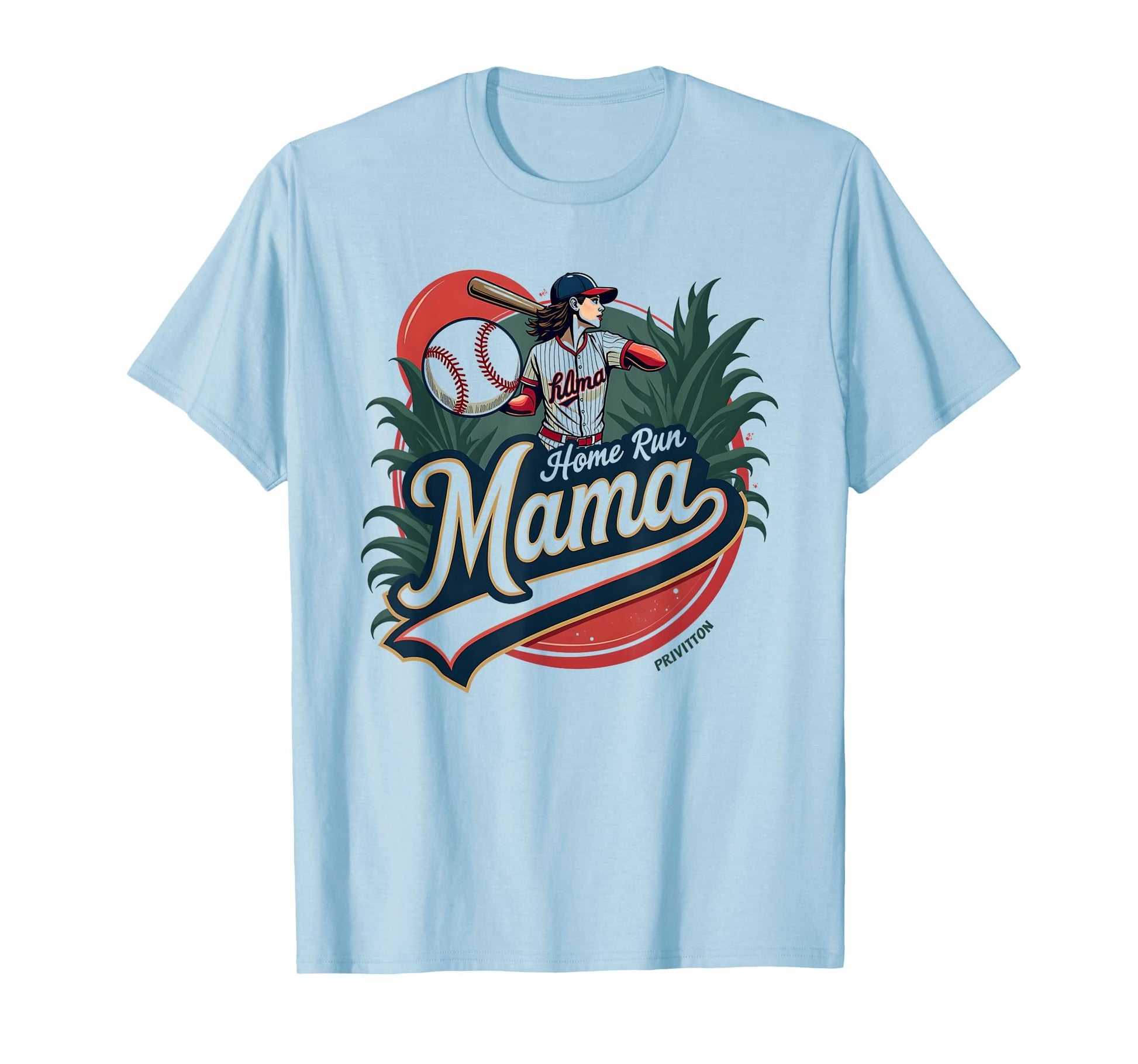 Home Run Mama Fun Baseball Parent T-Shirt - Trendy Graphic for Adults - T-Shirt, Sweatshirt, Hoodie