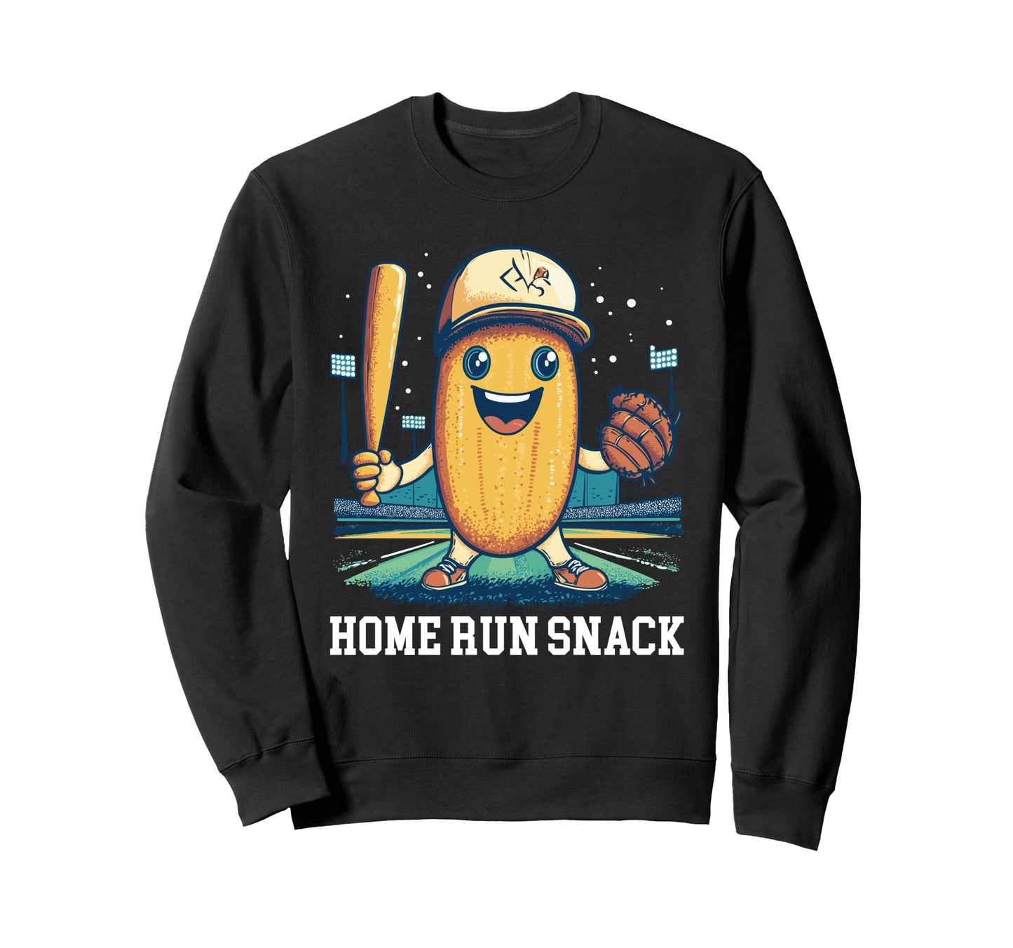 Corndog Coach Home Run Snack Sweatshirt - Custom Art Print for Adults - T-Shirt, Sweatshirt, Hoodie