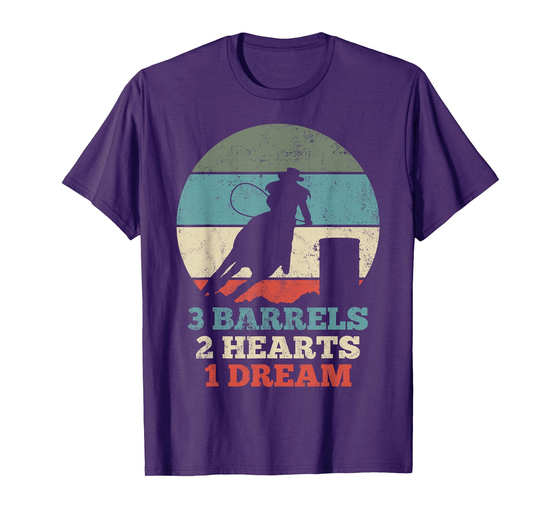 Barrel Racing Rodeo Western Gift T-Shirt - Graphic Print for Adults - T-Shirt, Sweatshirt, Hoodie