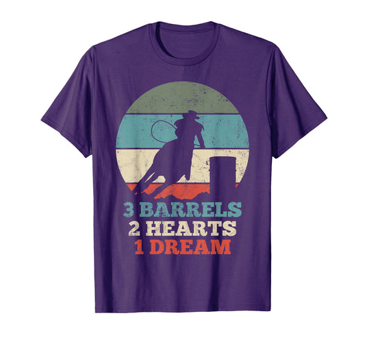 Barrel Racing Rodeo Western Gift T-Shirt - Graphic Print for Adults - T-Shirt, Sweatshirt, Hoodie