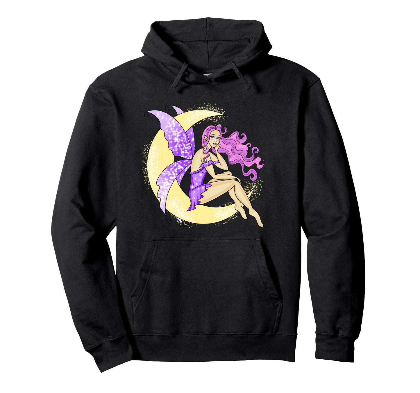 Y2K Fairy Moon Stars Fairycore Aesthetic Hoodie - Novelty Apparel Unisex - T-Shirt, Sweatshirt, Hoodie