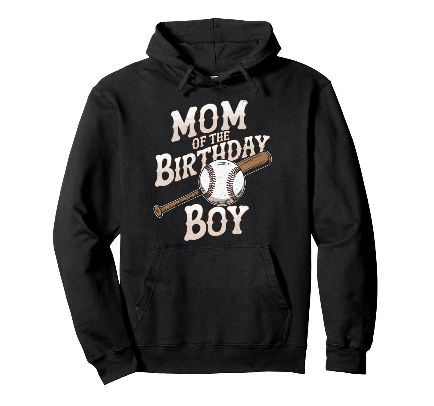 Funny Baseball Birthday Mom Birthday Hoodie - Trendy Graphic for Adults - T-Shirt, Sweatshirt, Hoodie