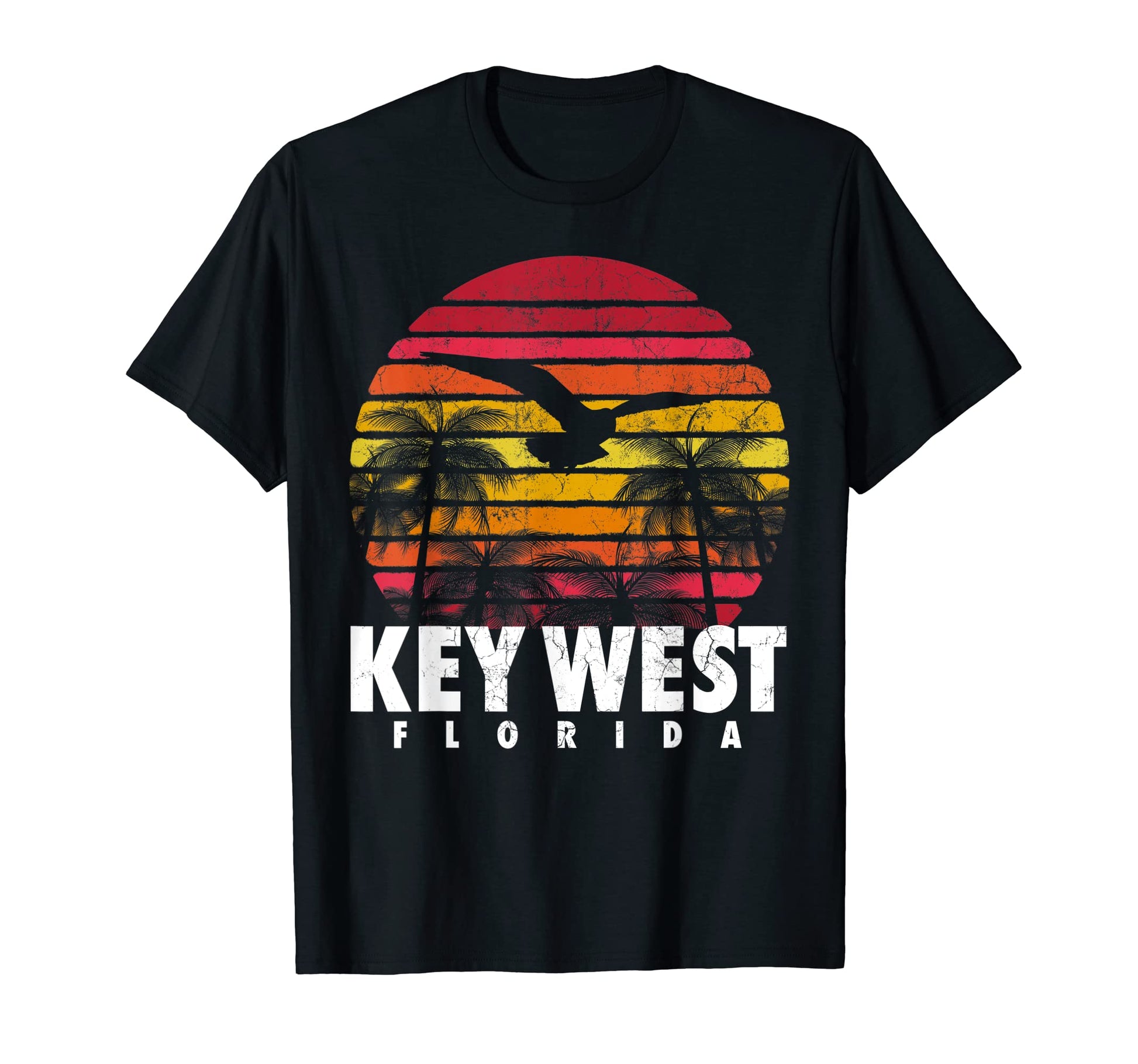 Key West Florida Sunset Beach T-Shirt - Fun Novelty Design Unisex - T-Shirt, Sweatshirt, Hoodie