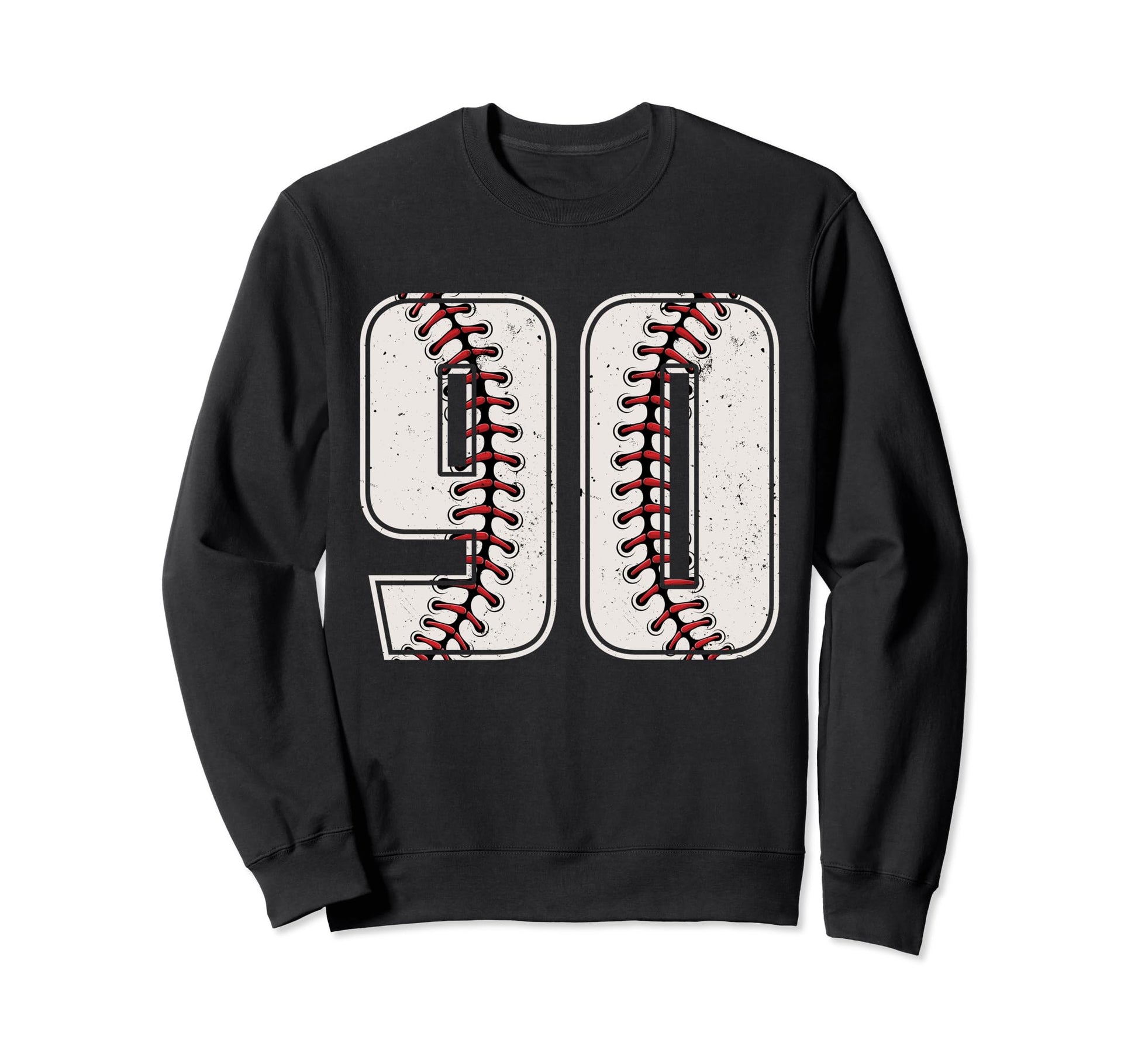 Baseball Player Number 90 Ninety Sweatshirt - Graphic Print Men Women - T-Shirt, Sweatshirt, Hoodie