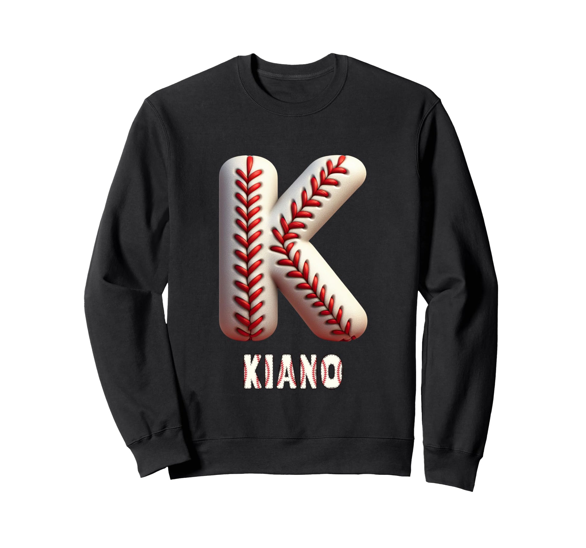 Baseball Home Run Maxim Initial Letter Sweatshirt - Graphic Print Unisex - T-Shirt, Sweatshirt, Hoodie