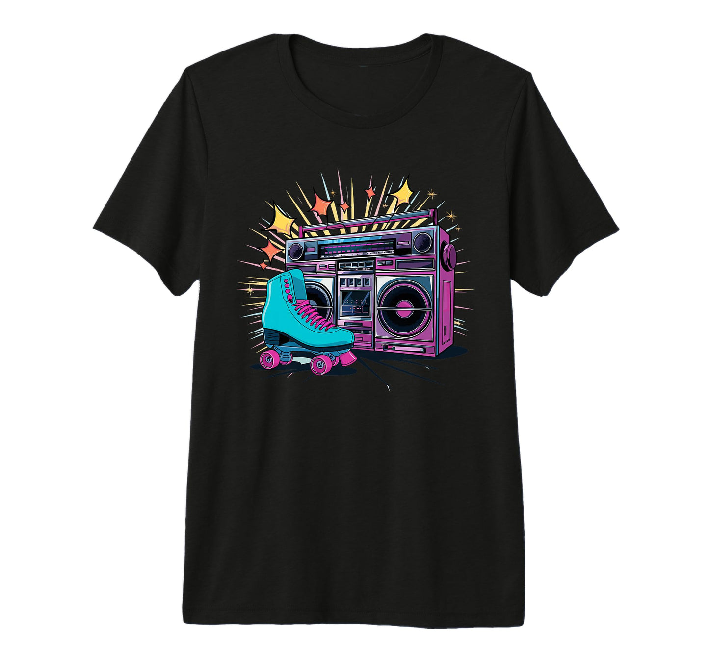 Rollerskates Funny 80S Roller T-Shirt - Aesthetic Graphic Men Women - T-Shirt, Sweatshirt, Hoodie
