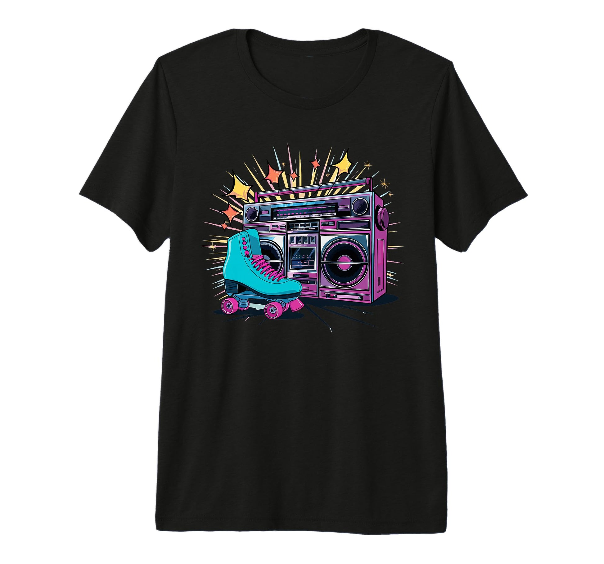 Rollerskates Funny 80S Roller T-Shirt - Aesthetic Graphic Men Women - T-Shirt, Sweatshirt, Hoodie