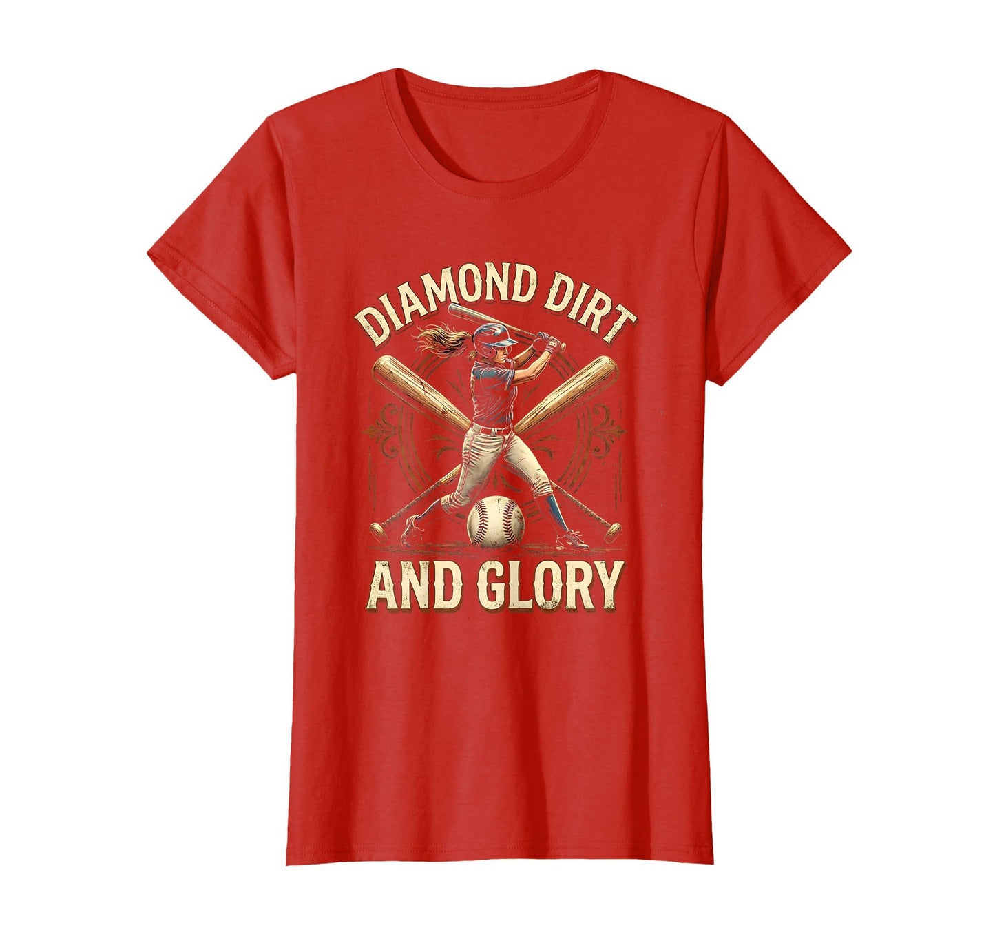 Diamond Dirt And Glory Womens T-Shirt - Streetwear Style for Adults - T-Shirt, Sweatshirt, Hoodie
