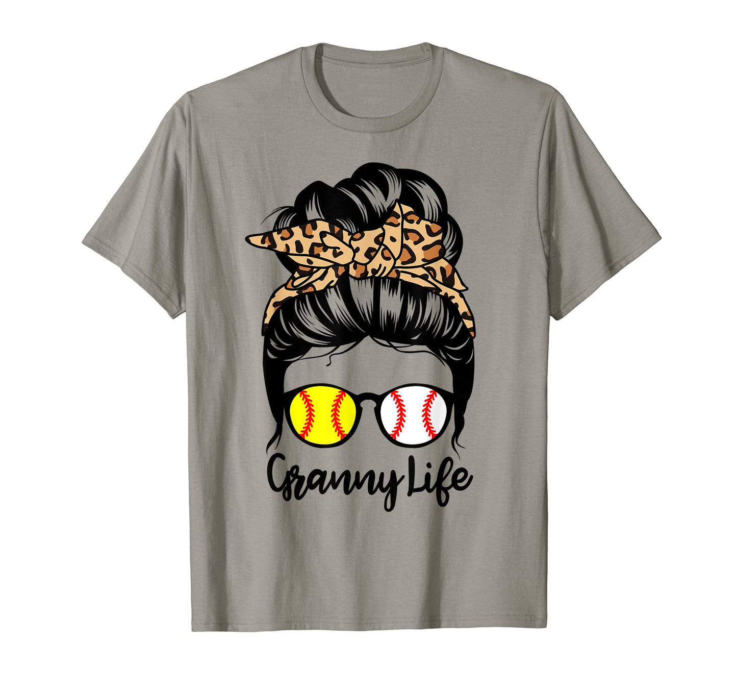 Granny Life Messy Bun Hair Funny T-Shirt - Streetwear Style Men Women - T-Shirt, Sweatshirt, Hoodie